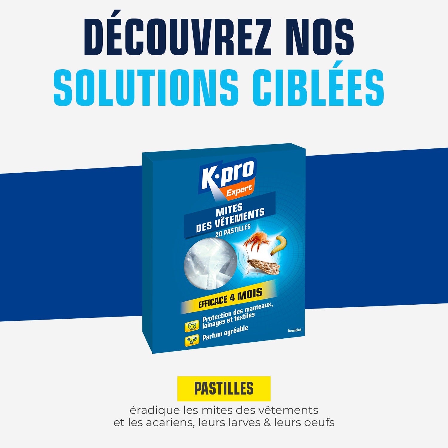 K.PRO - Pastilles mites des vêtements
 X20