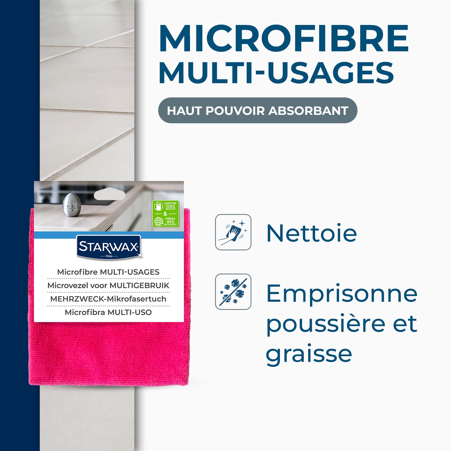STARWAX - Microfibre multi-usages X1