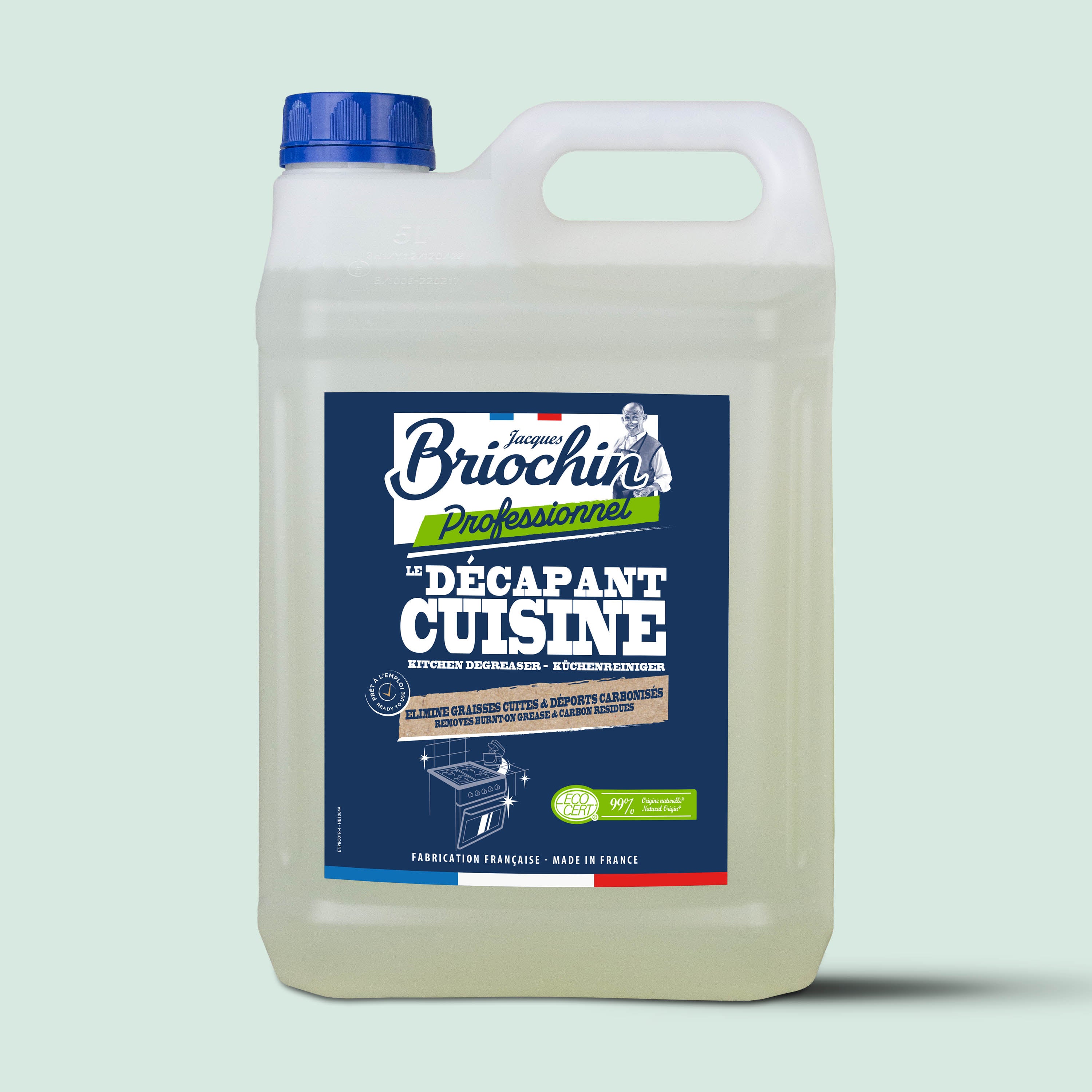 JACQUES BRIOCHIN PRO - Le Super Décapant Cuisine 5L Parfum citron