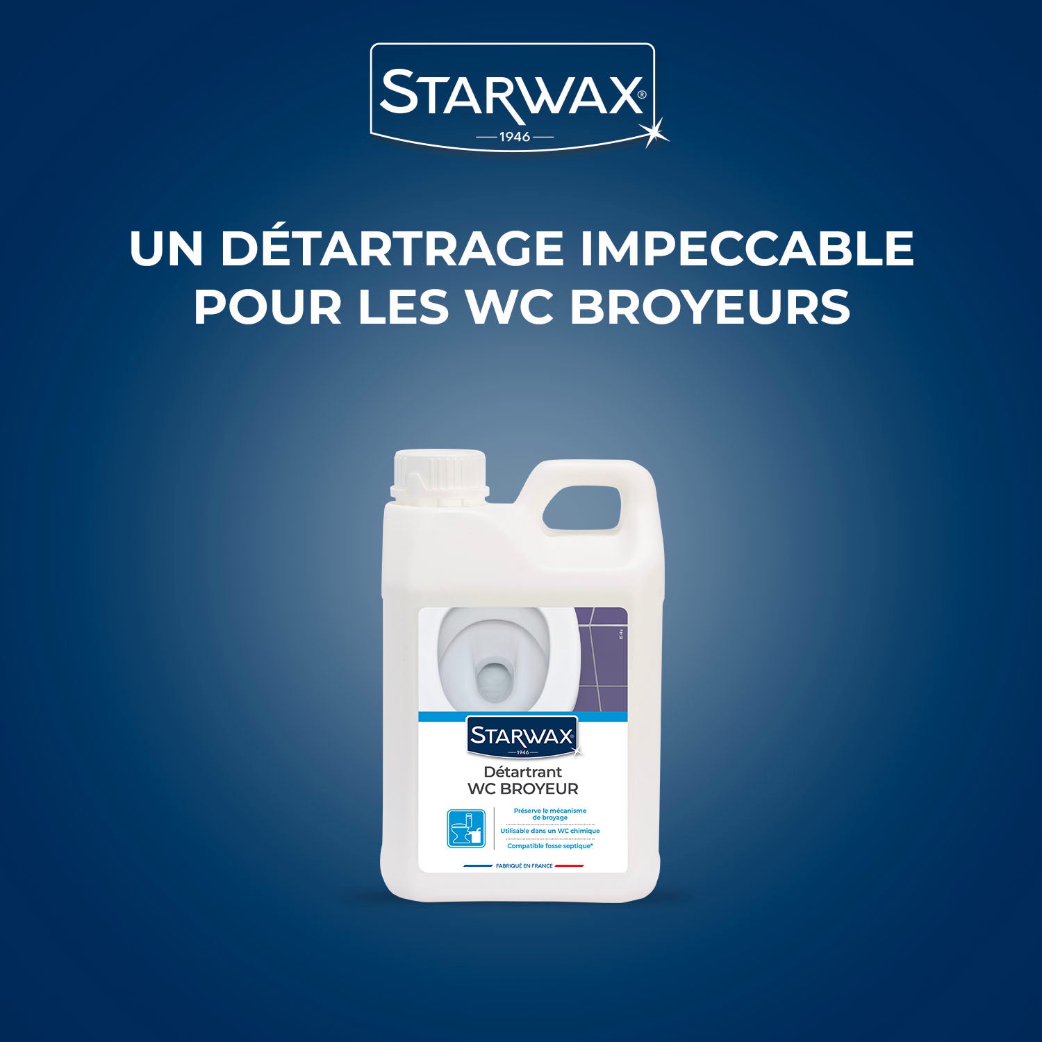 STARWAX - Détartrant pour WC broyeurs
 2L