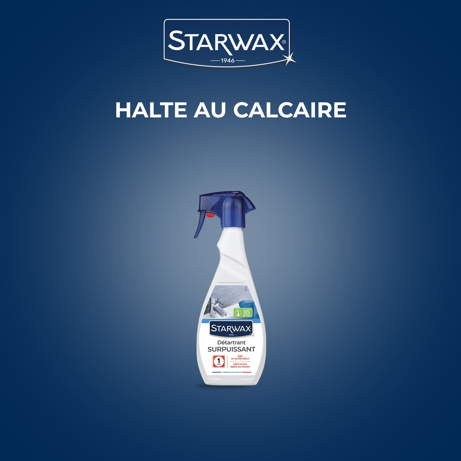 STARWAX - Détartrant surpuissant pour salle de bains 500ml