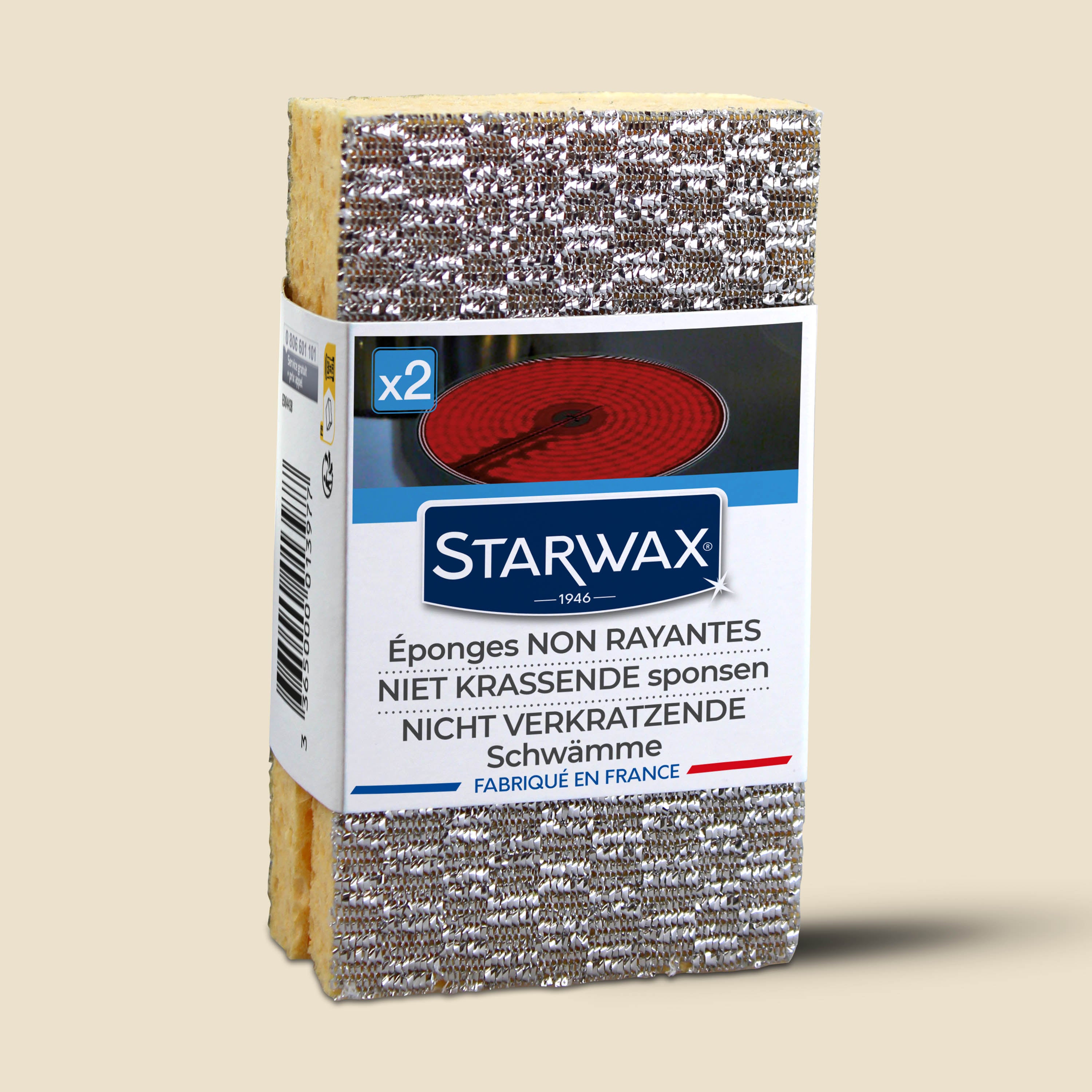 STARWAX - Eponges non rayantes X2