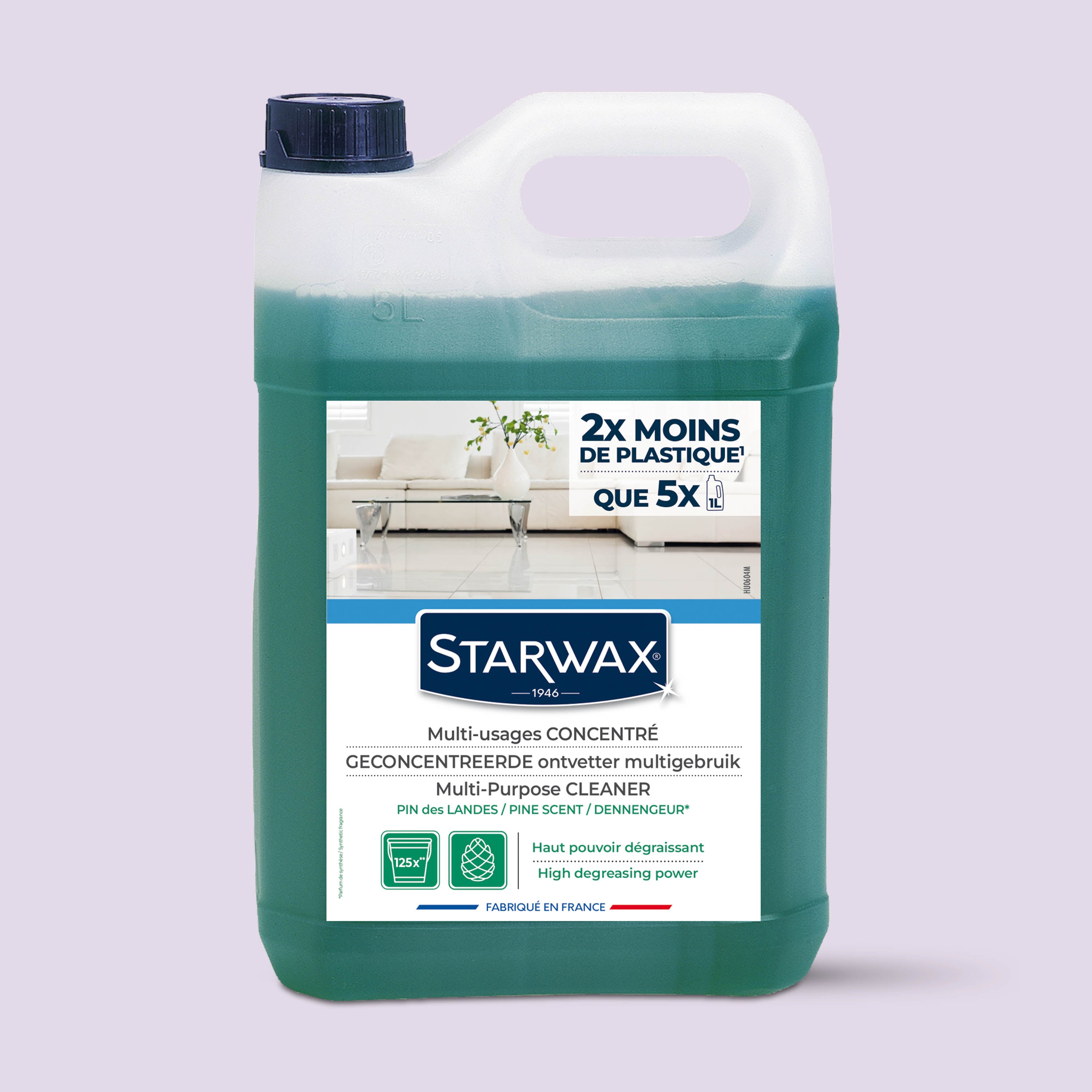 STARWAX - Nettoyant multi-usages concentré parfum pin des landes 1L Parfum pin des landes (parfum de synthèse)