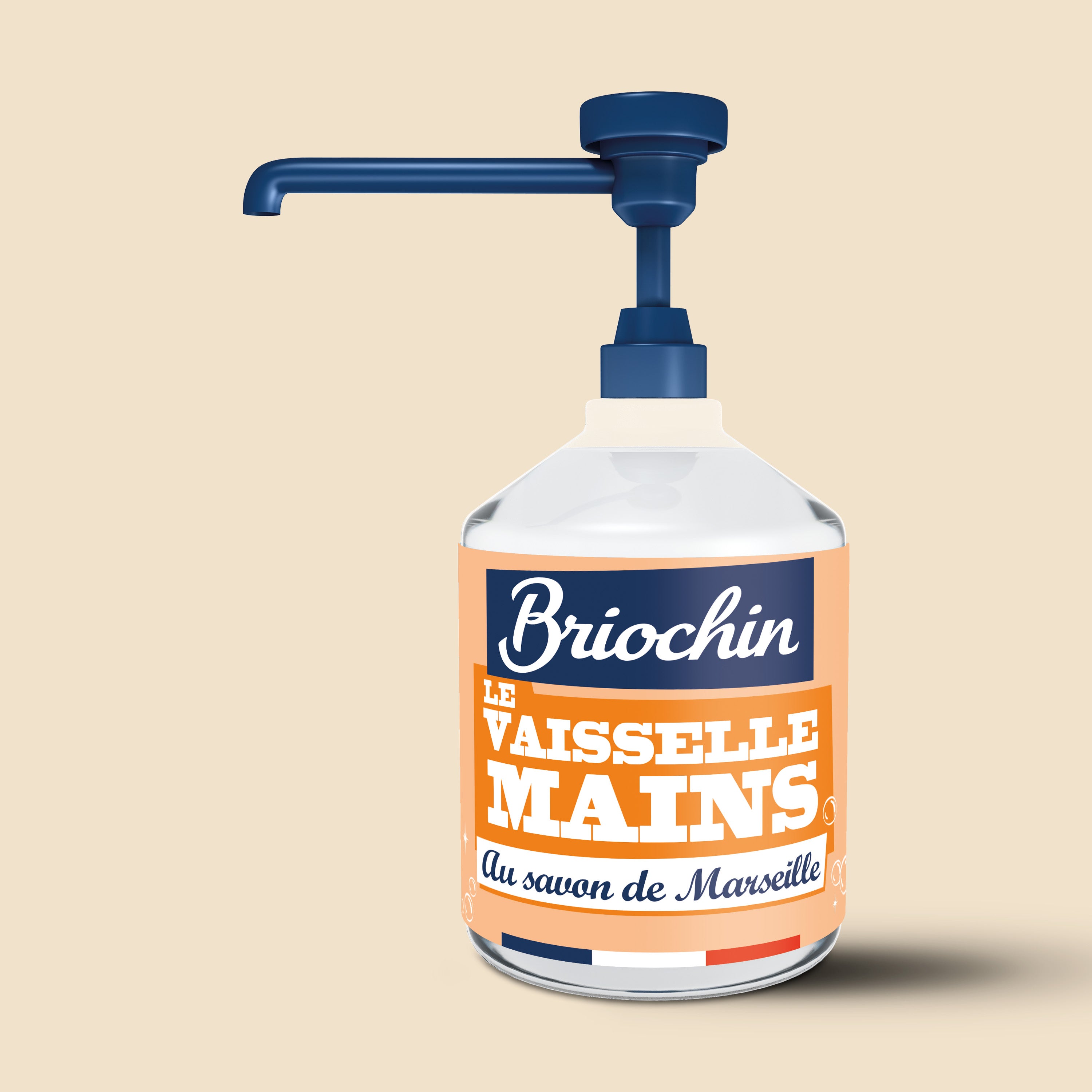 JACQUES BRIOCHIN - Liquide Vaisselle Mains Savon liquide de Marseille & fleur d'oranger 500mL Fleur d'oranger