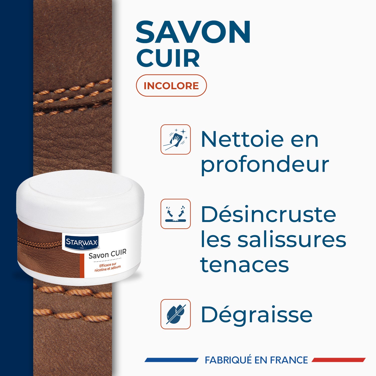 STARWAX - Savon cuir 150ml