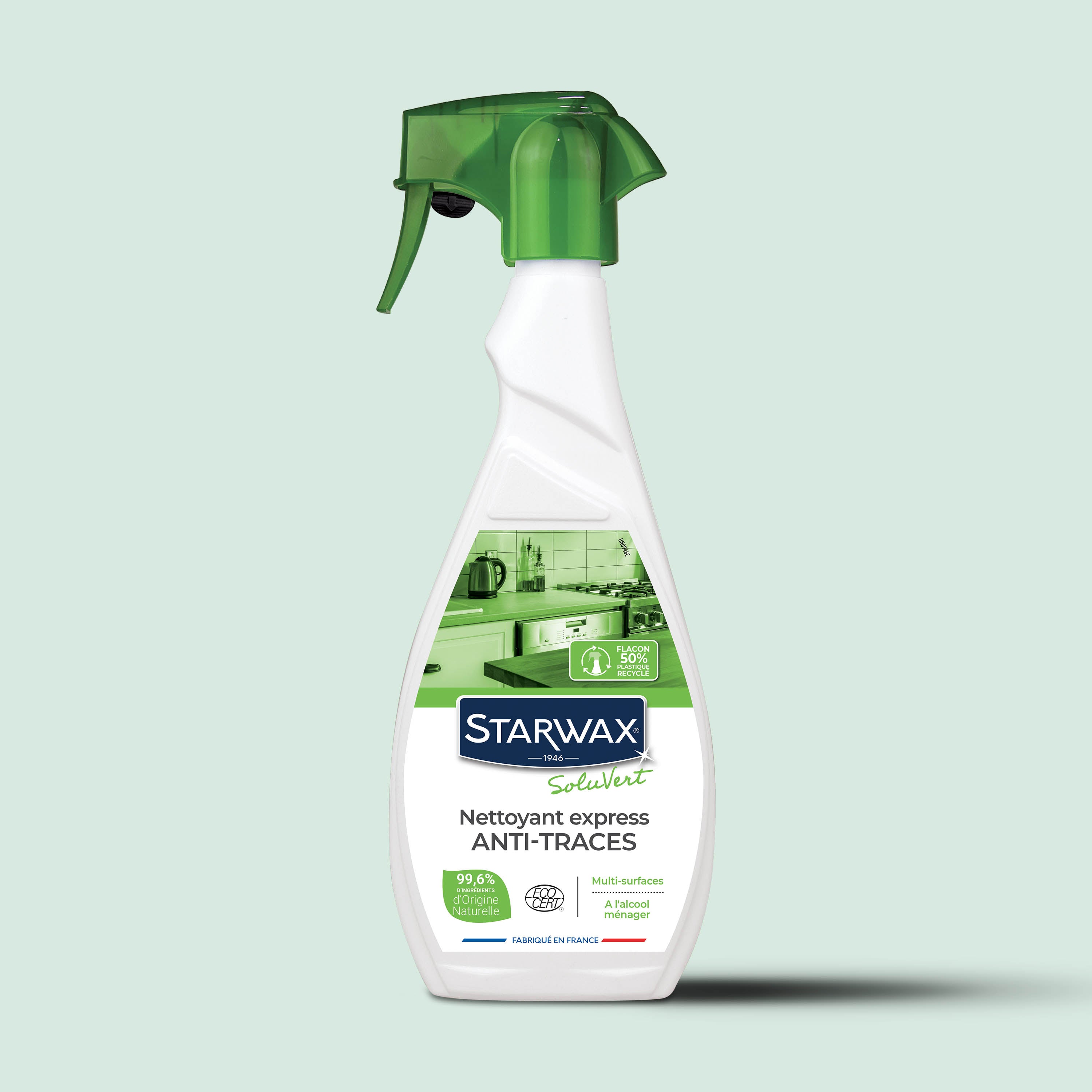 STARWAX SOLUVERT - Nettoyant express Anti-traces 500ml