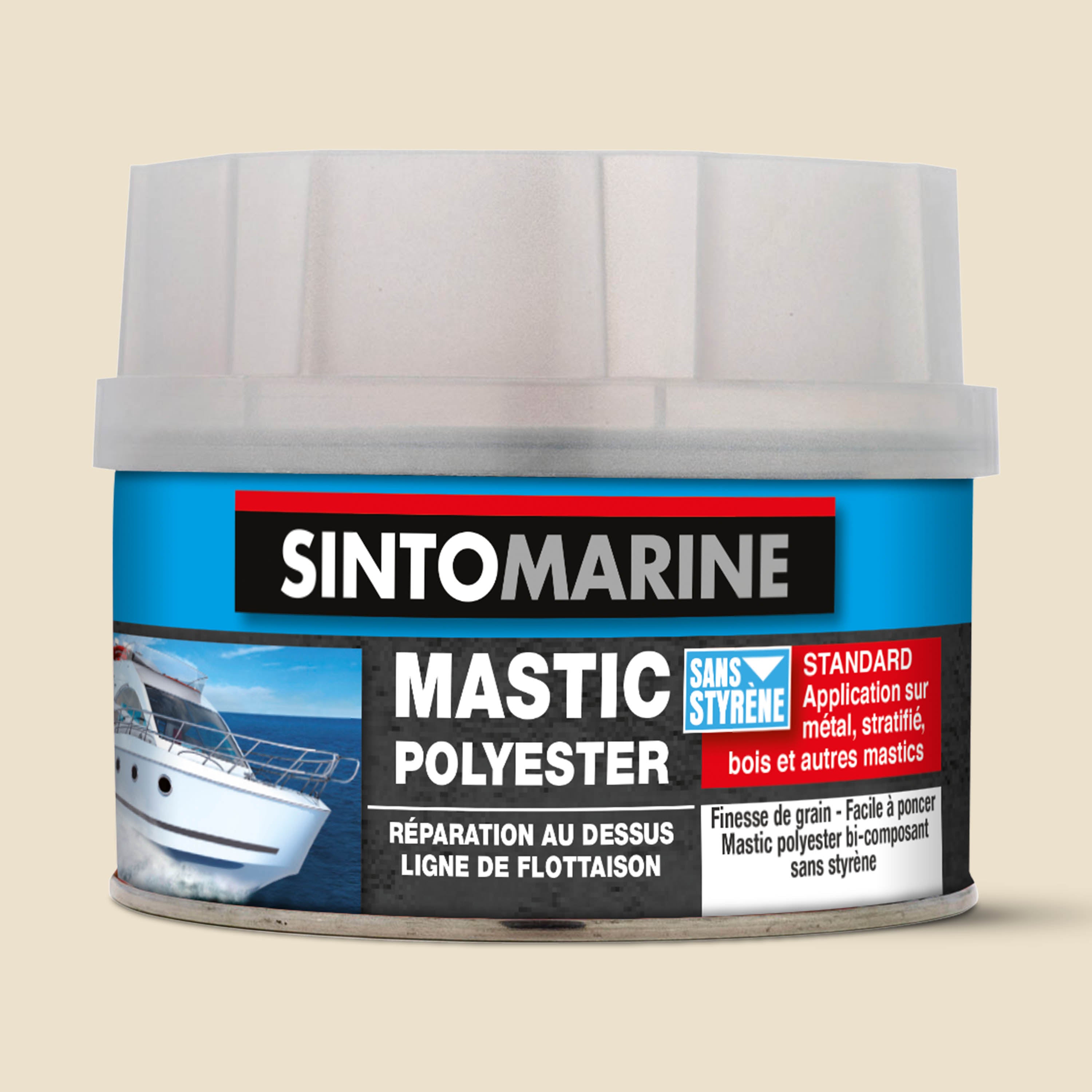 SINTO - Mastic standard polyester 970g