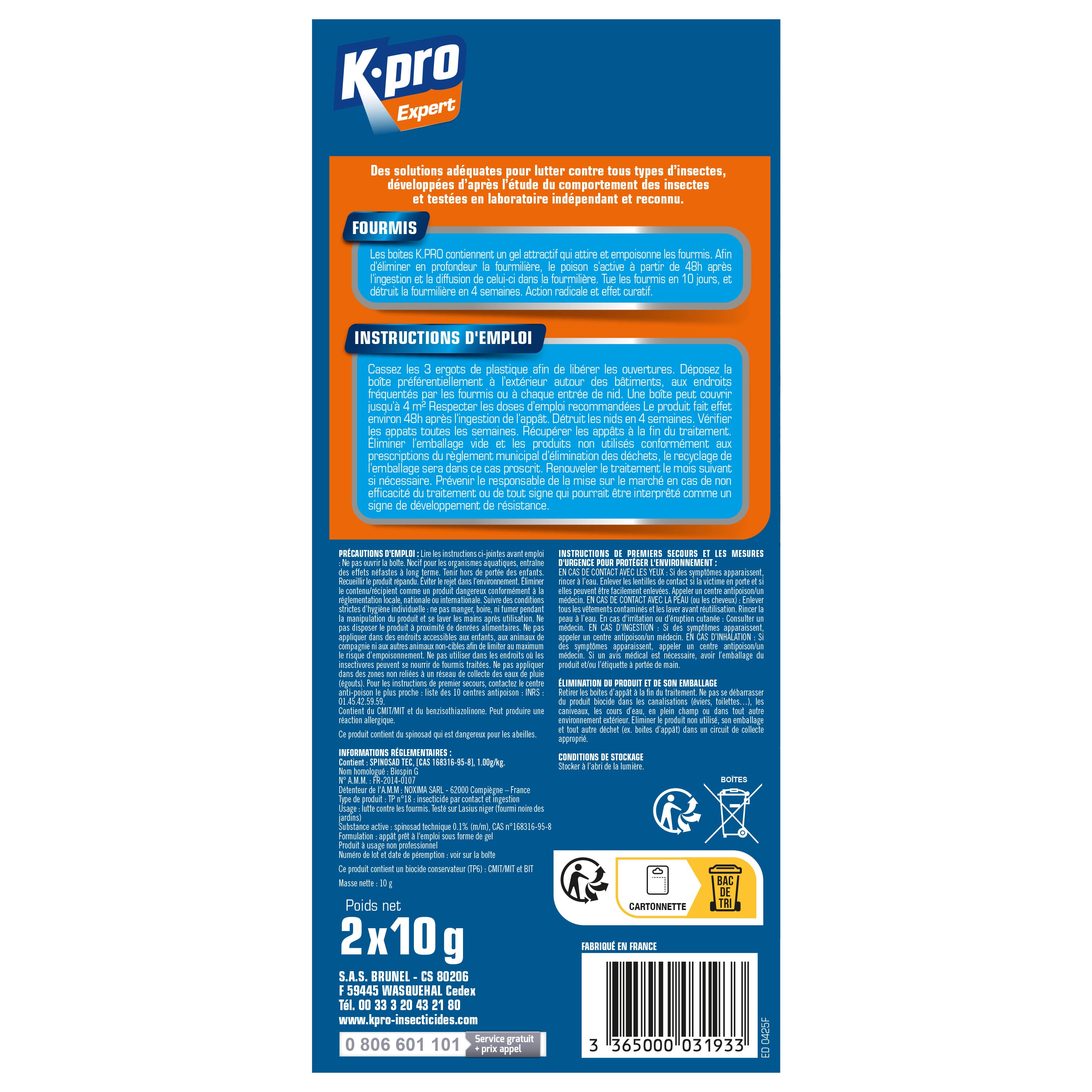 K.PRO - Boite fourmis X1