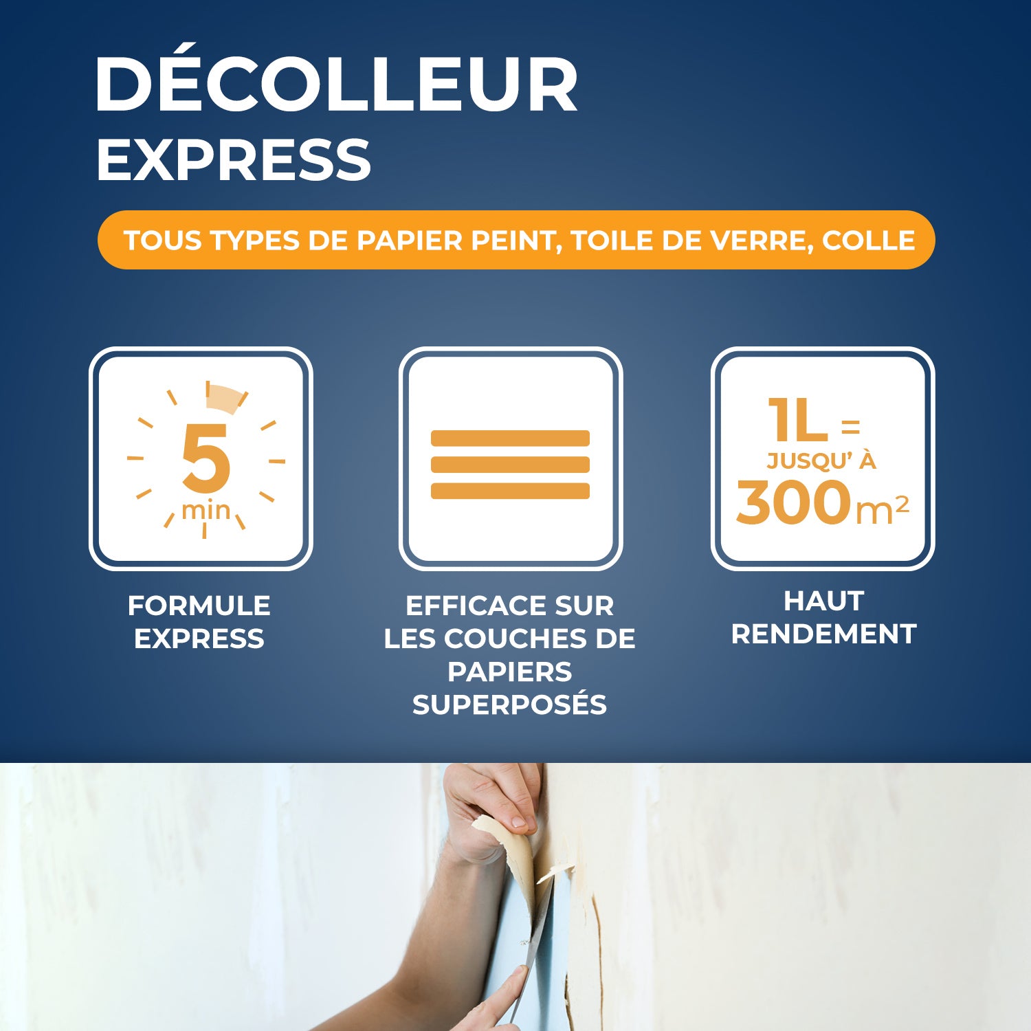 STARWAX - Décolleur Express papier peint 1L 1L