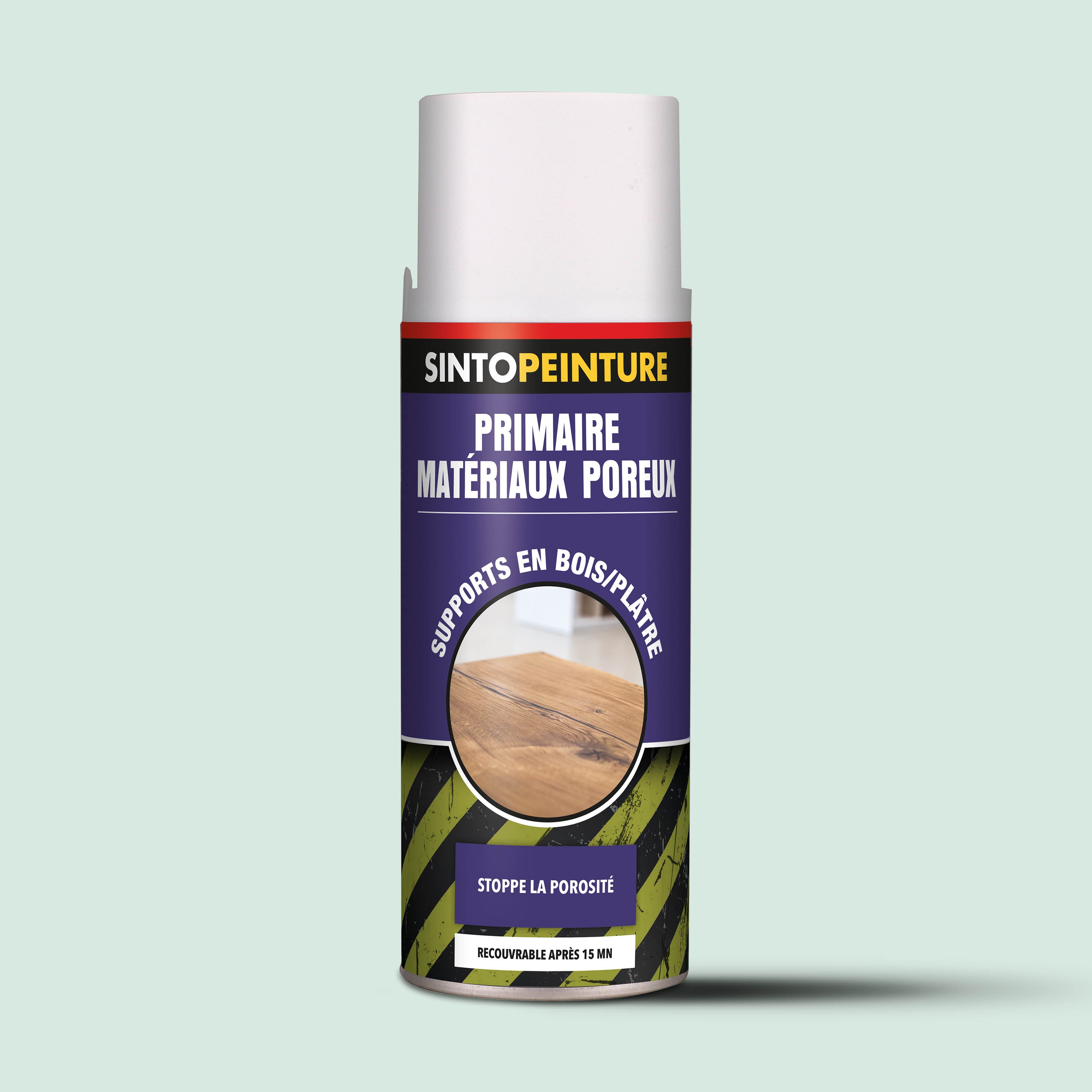 SINTO - Aérosol apprêt sous-couche 400ml Gris métal