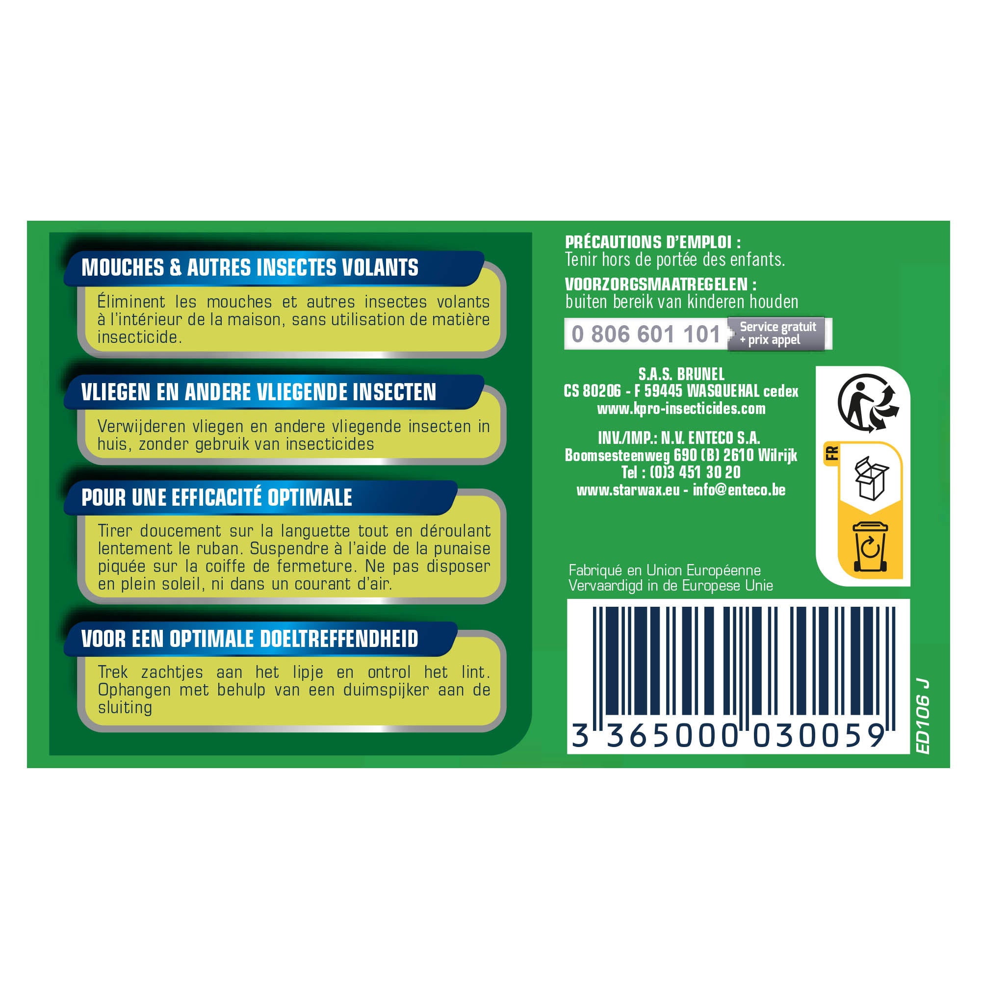 K.PRO - Rubans attrape-mouches
 X4