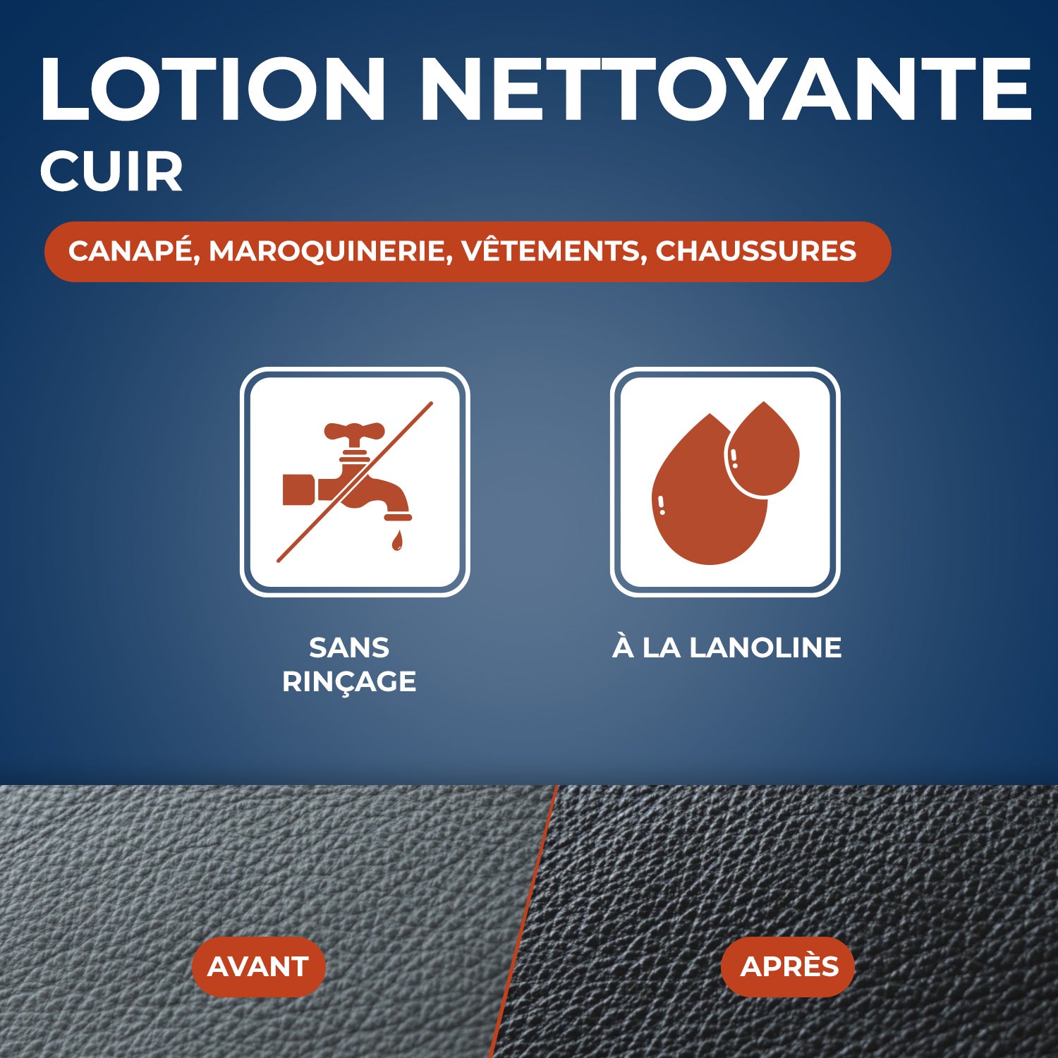 STARWAX - Lotion nettoyante sans rinçage pour cuirs délicats 200ml