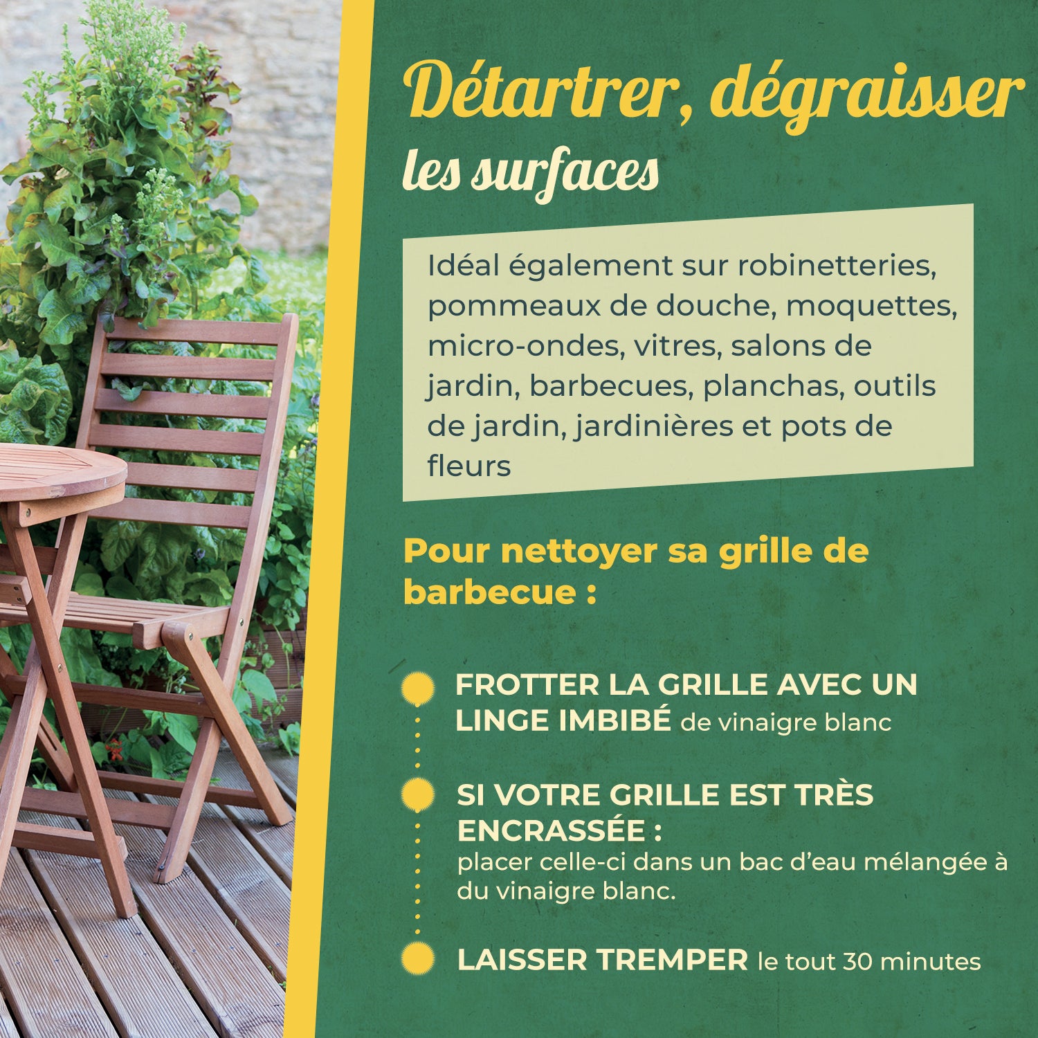 STARWAX FABULOUS - Vinaigre blanc 9.5° sans parfum 1L