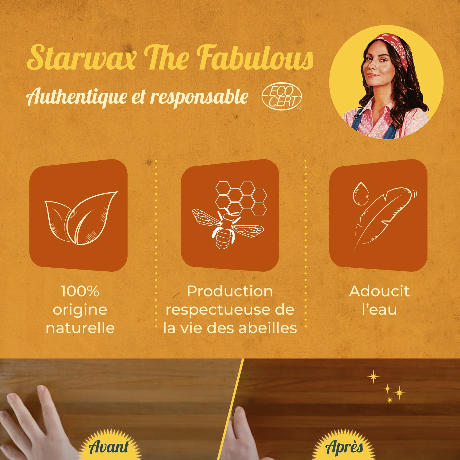 STARWAX FABULOUS - Cire d'abeilles 250g