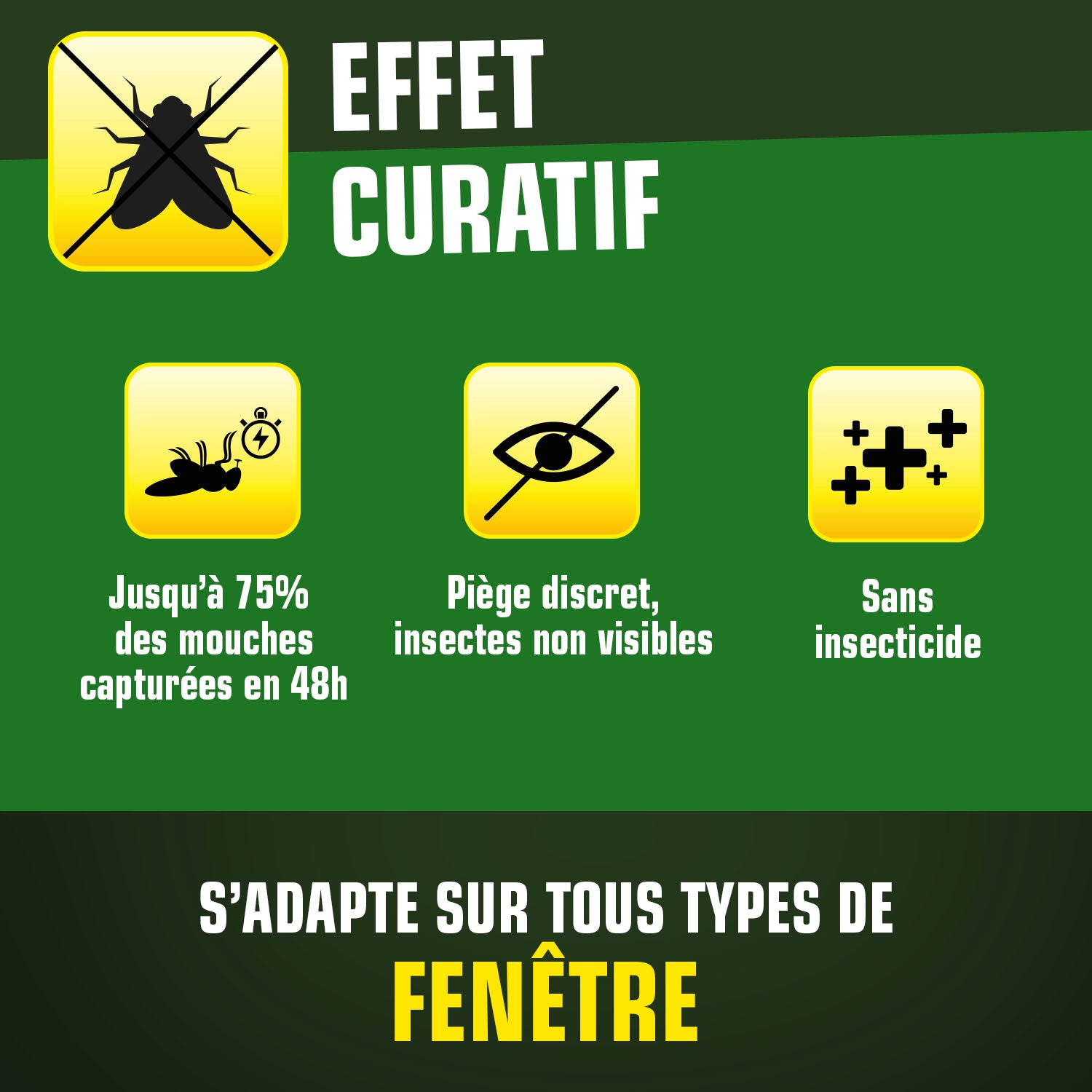 K.PRO - Pièges à mouches
 2 pièges + 6 recharges