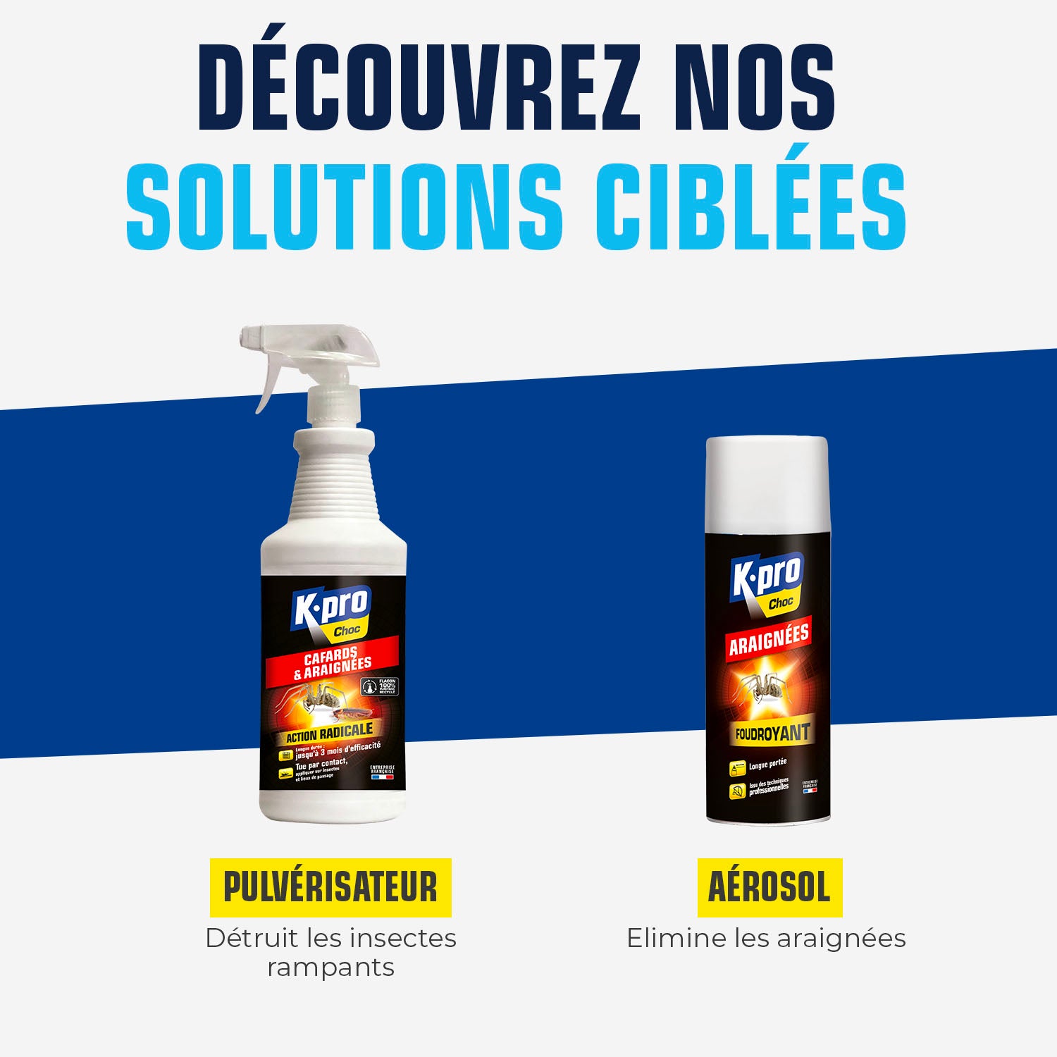 K.PRO - Aérosol foudroyant araignées
 400ml