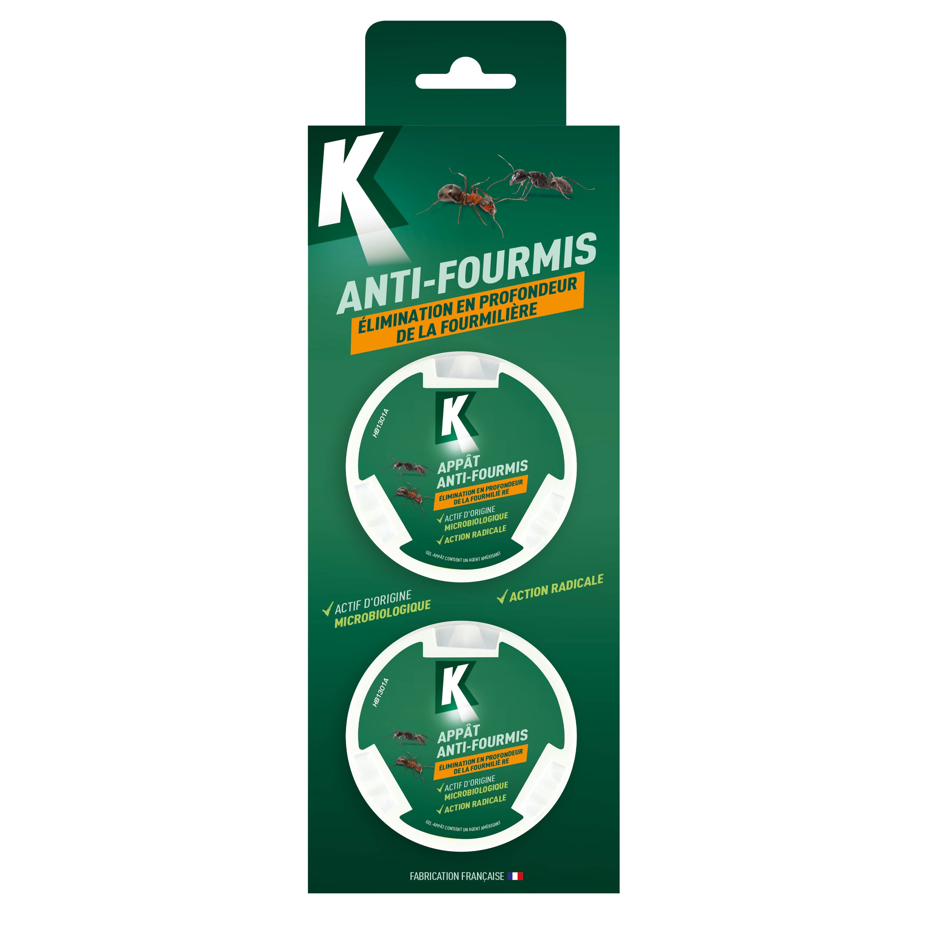 K - Boites anti-fourmis 10g x 2