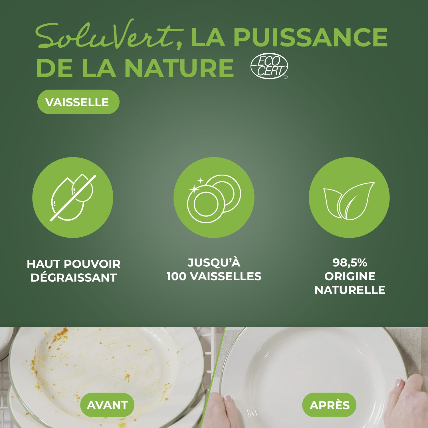 STARWAX SOLUVERT - Gel vaisselle concentré 500ml