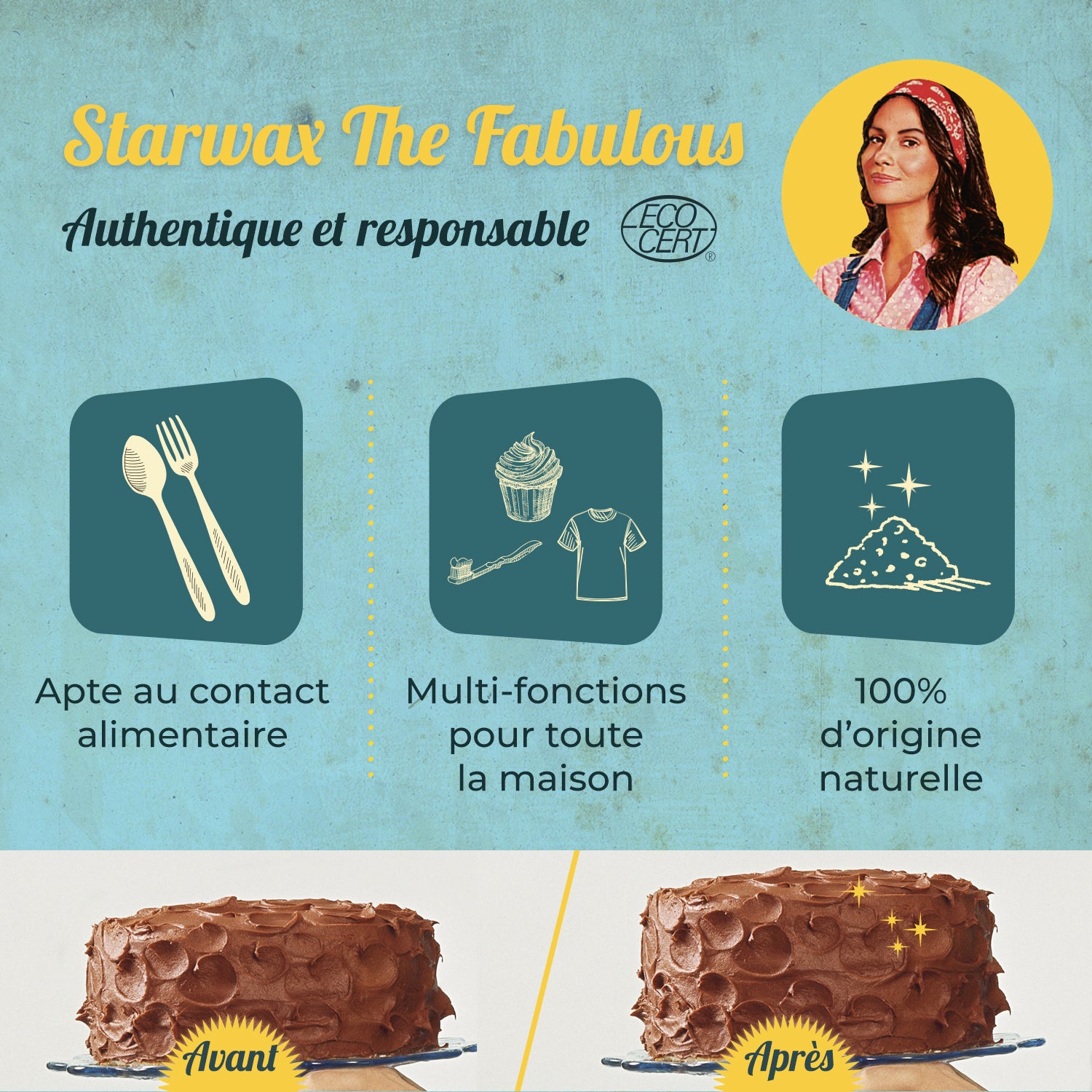 STARWAX FABULOUS - Bicarbonate de soude alimentaire 1kg