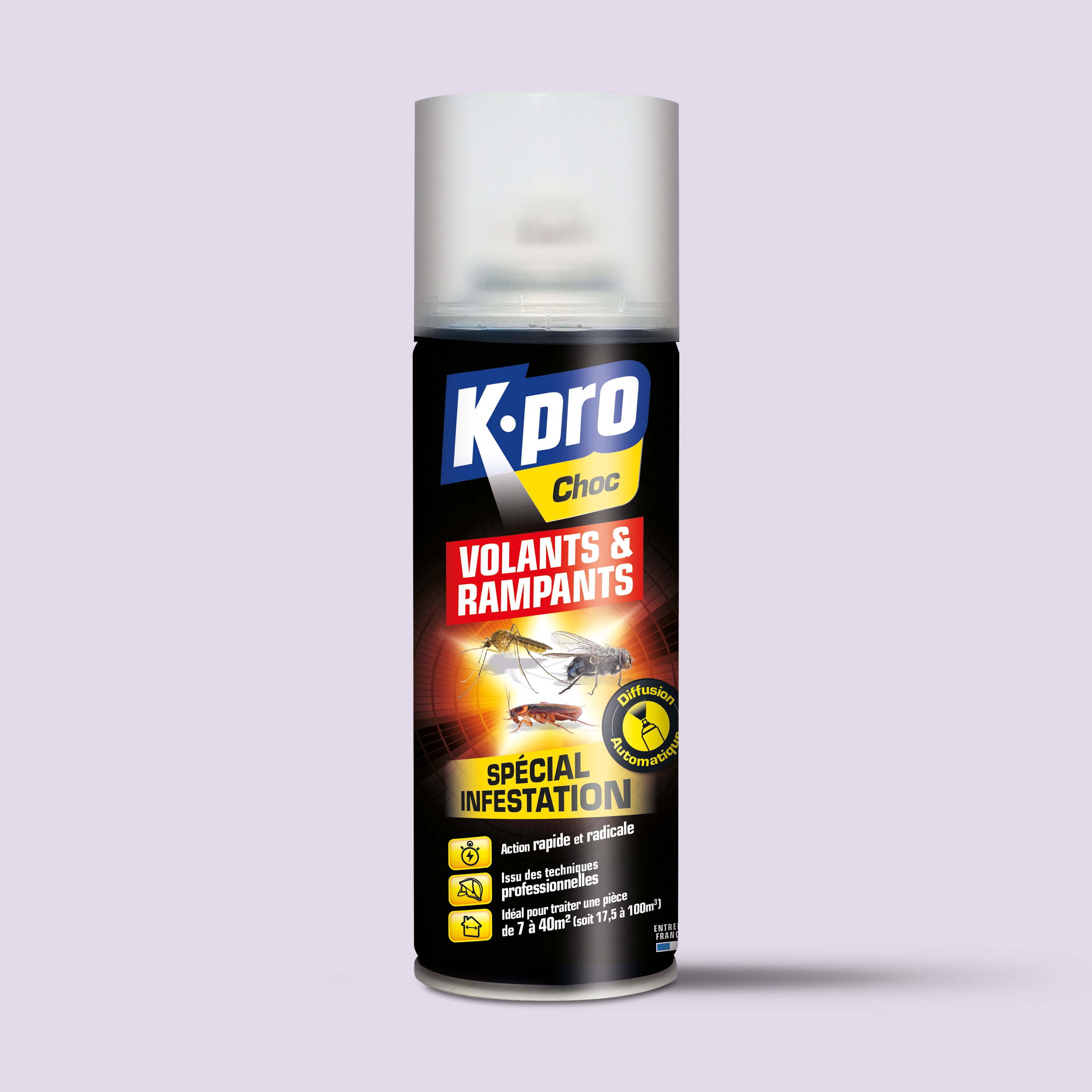 K.PRO - Aérosol diffusion automatique tous insectes
 200ml