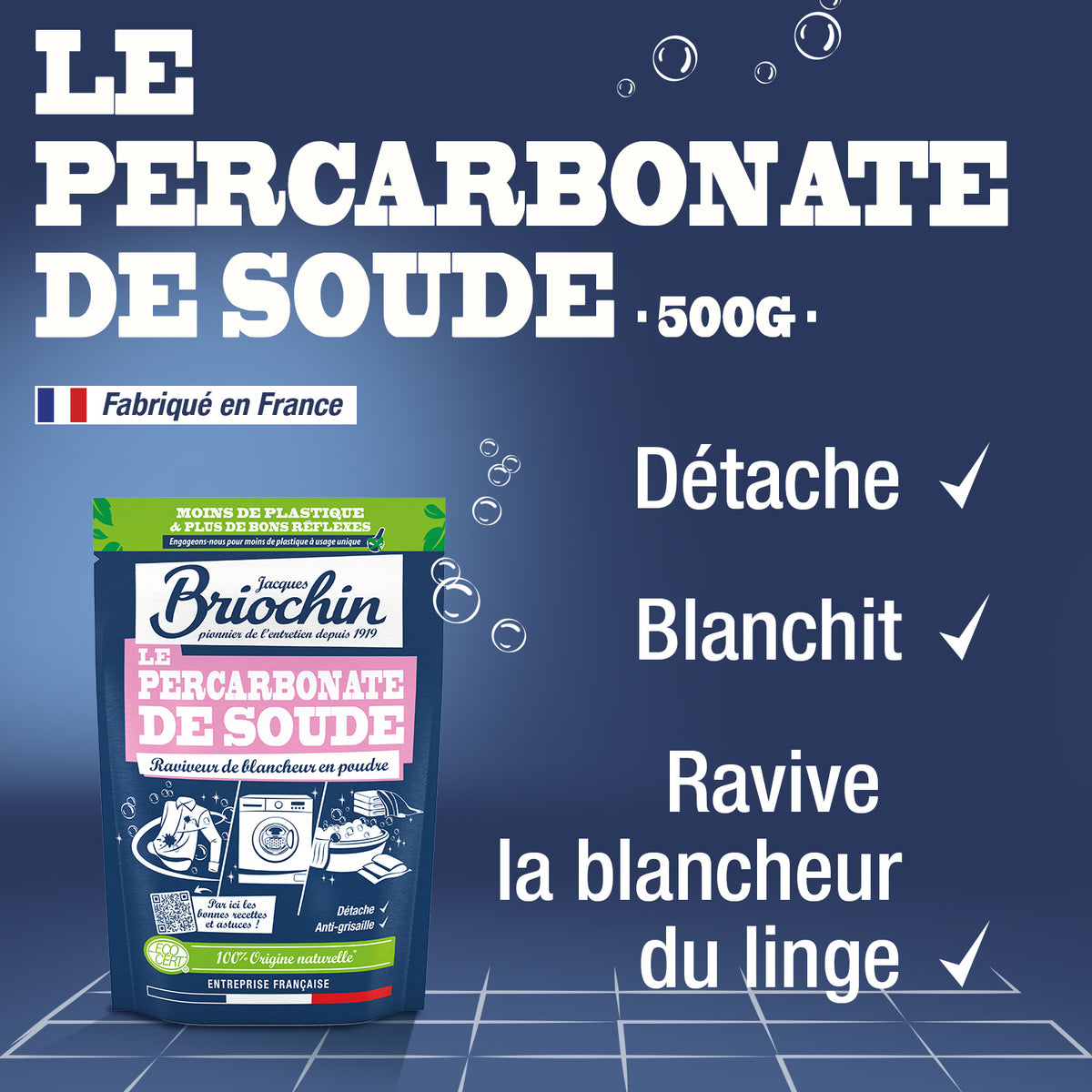 Lot de 3 raviveur de blancheur 500g