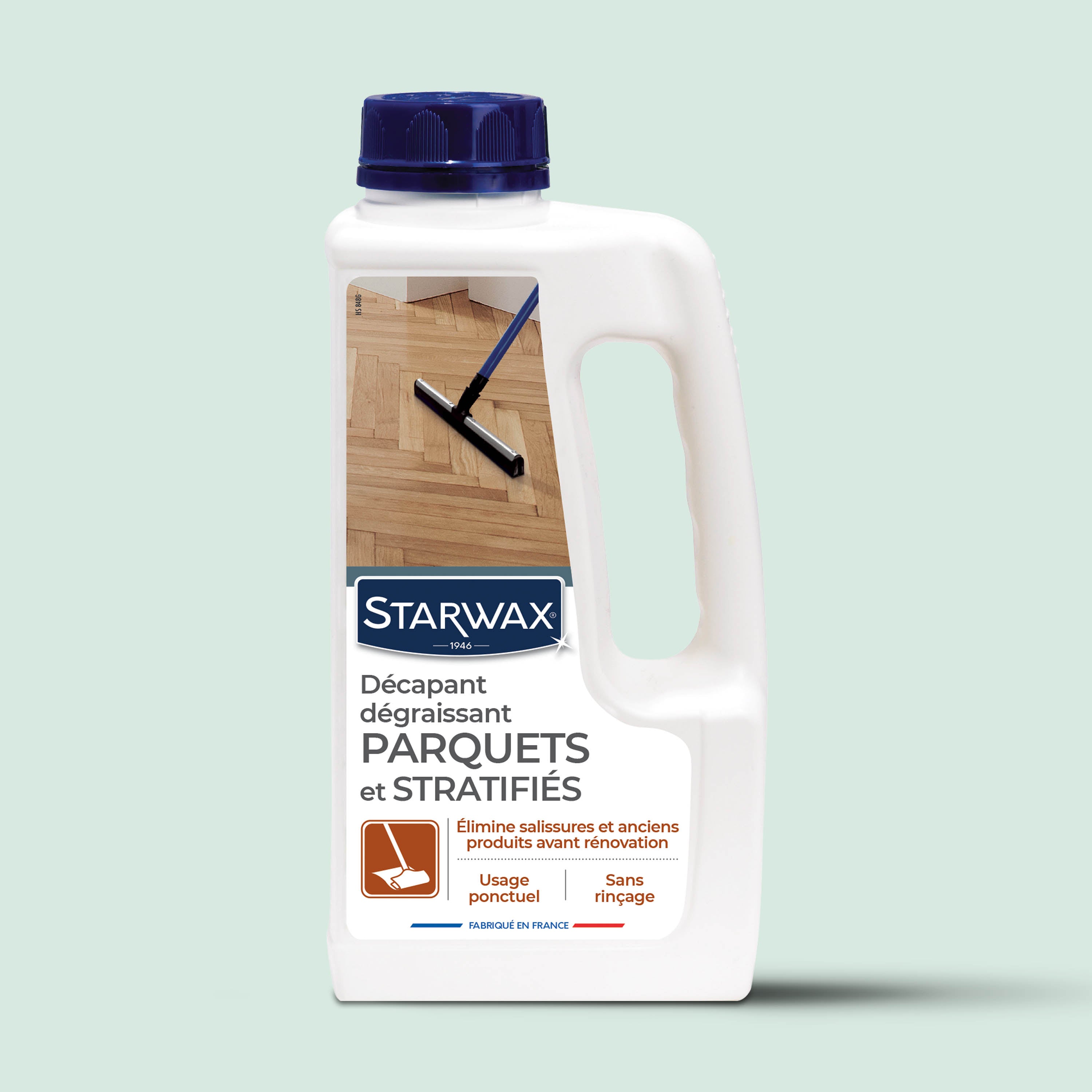 STARWAX - Décapant dégraissant Parquets et stratifiés (avant rénovation) 1L