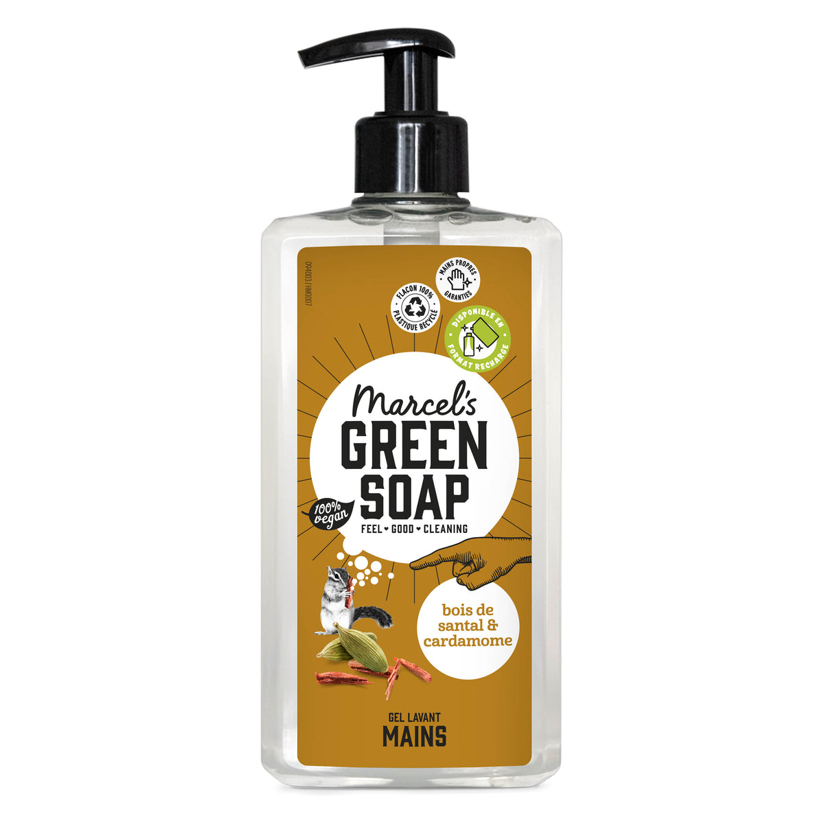 MARCEL'S GREEN SOAP - Le Gel Lavant Mains Bois de santal & Cardamome 250ml Bois de santal & Cardamome