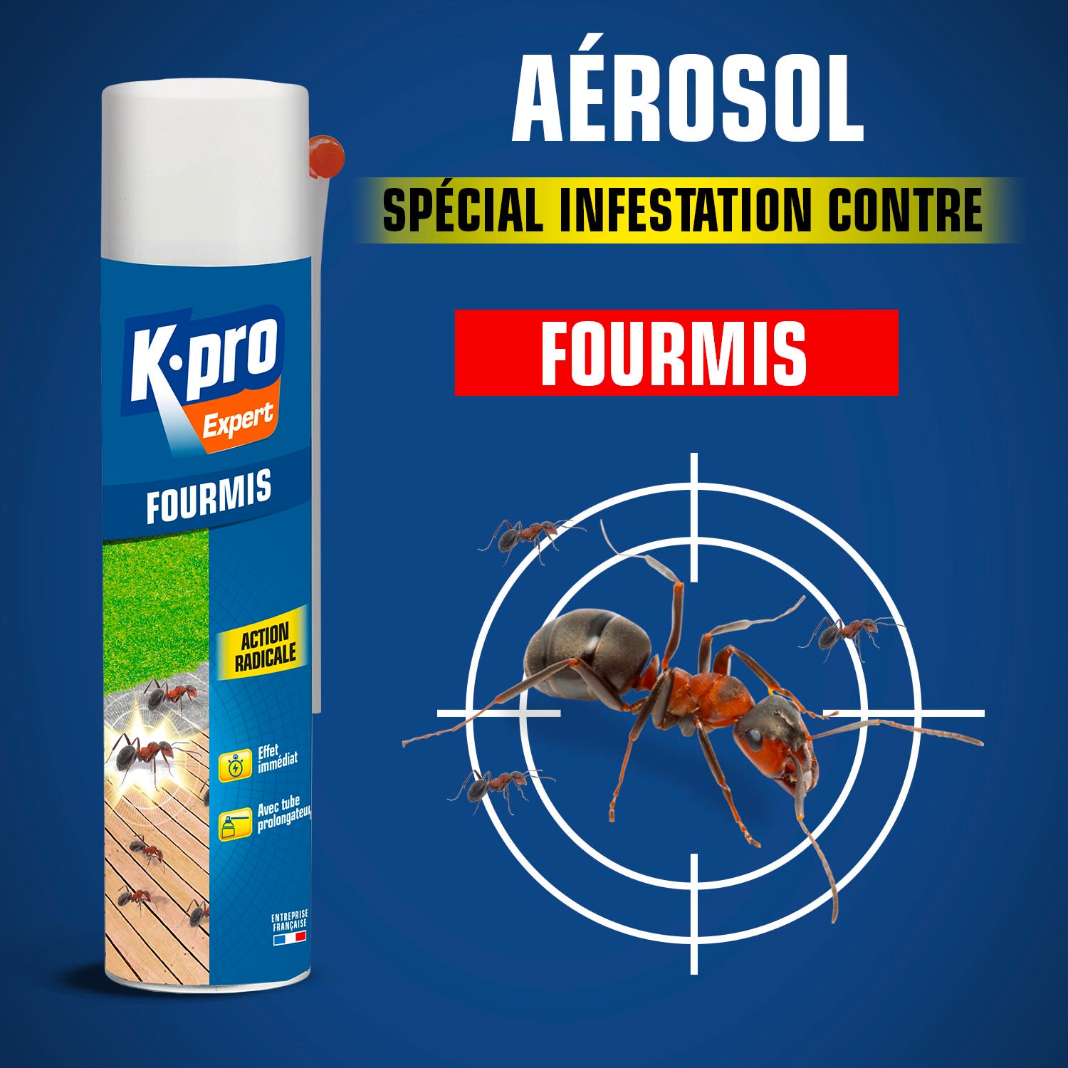 K.PRO - Aérosol fourmis 400ml