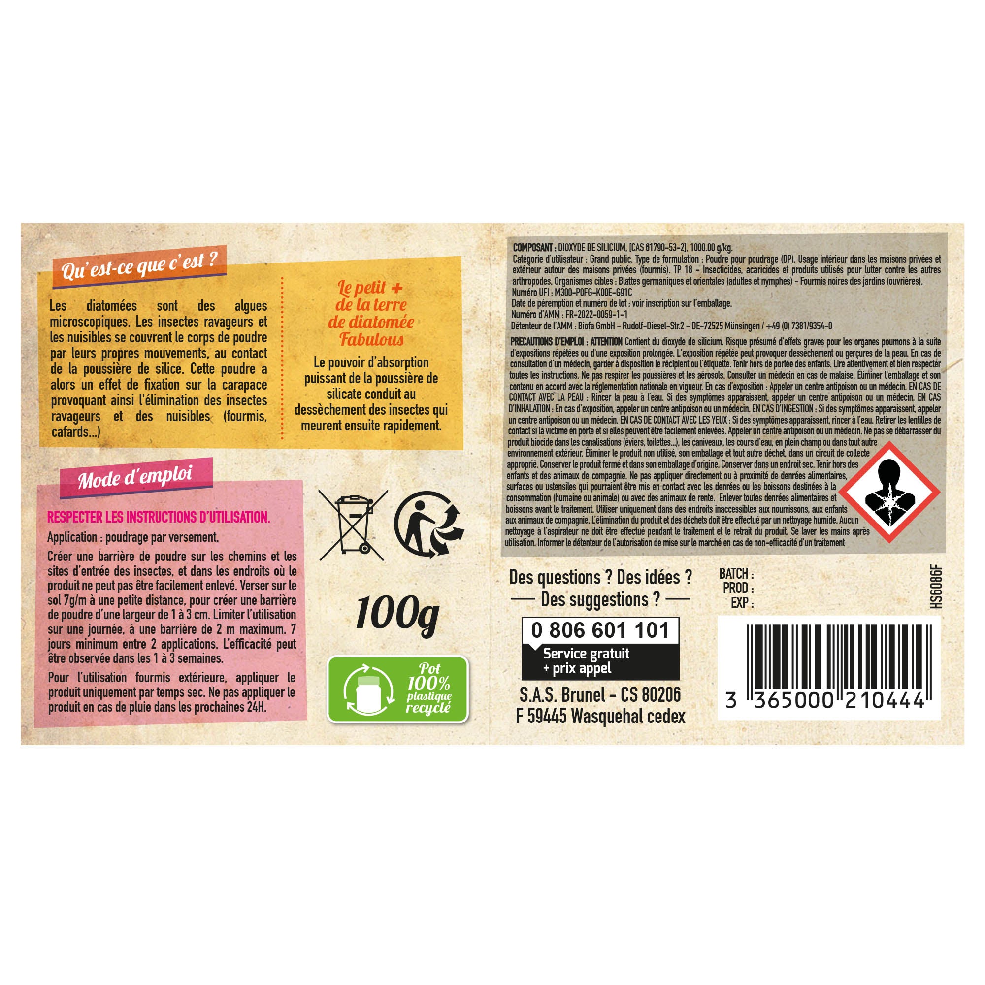 STARWAX FABULOUS - Terre de Diatomée 100g