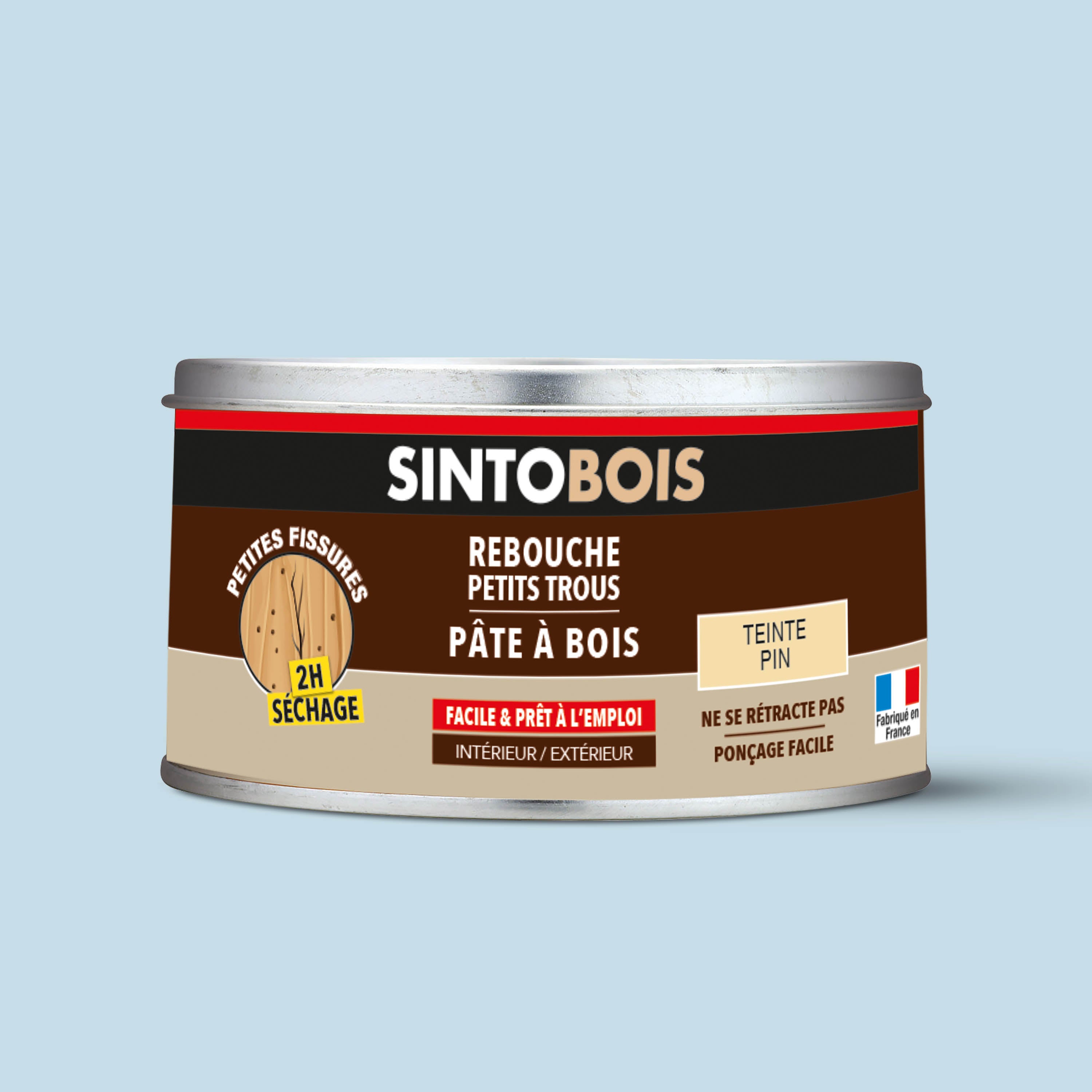 SINTO - Pâte à bois tradition 550ml Chêne clair