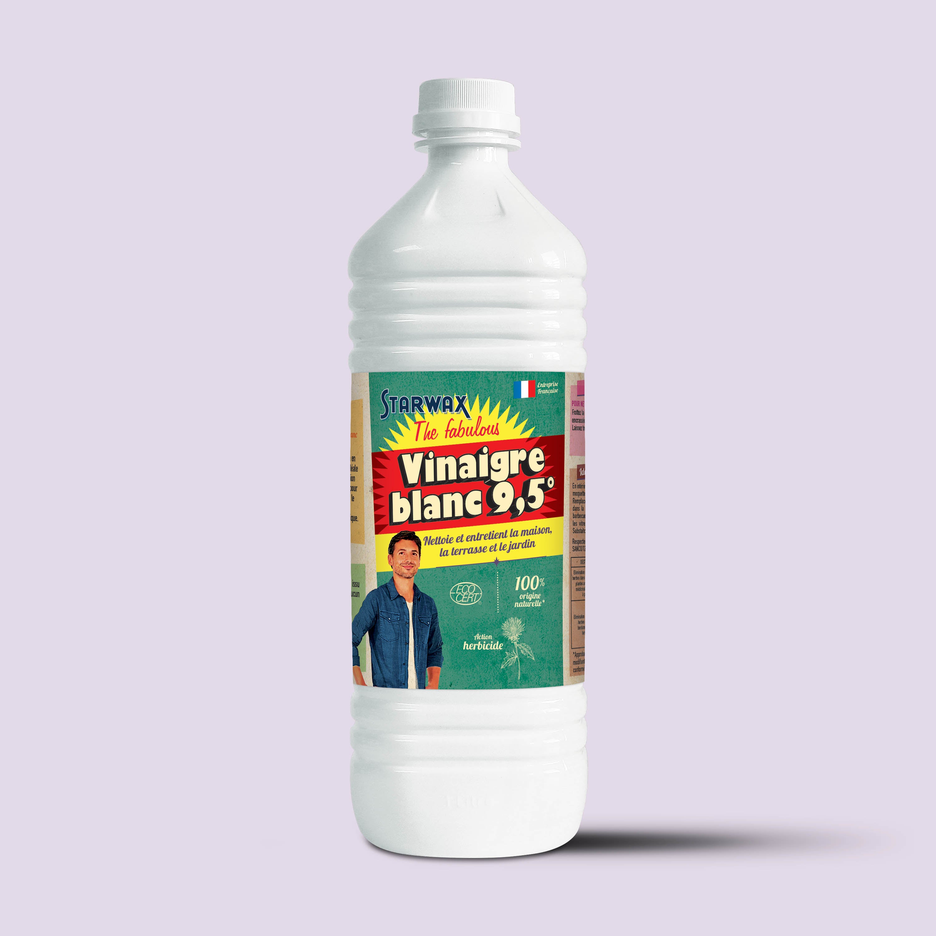 STARWAX FABULOUS - Vinaigre blanc 9.5° sans parfum 1L