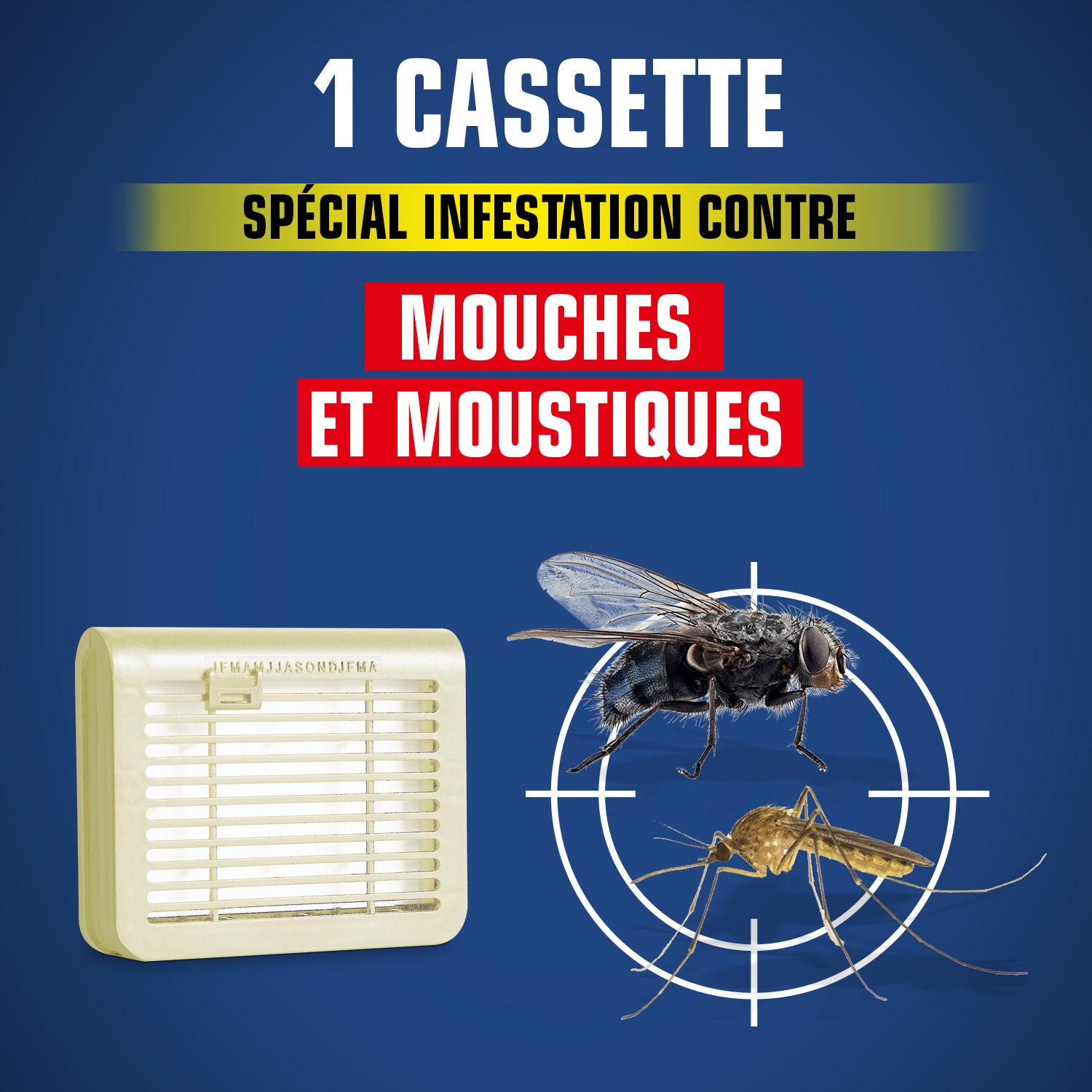 K.PRO - Cassette Mouches Moustiques
 X1