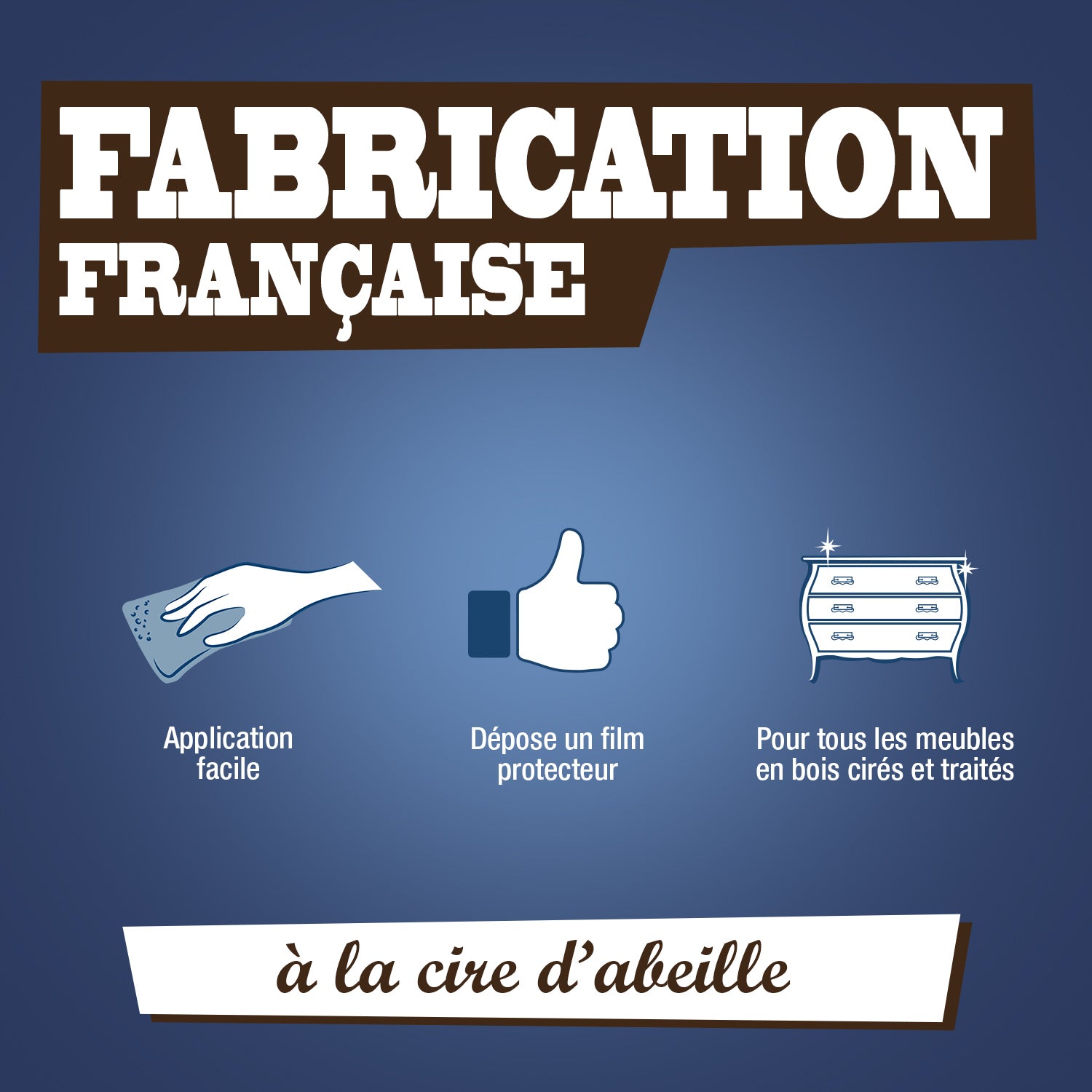 JACQUES BRIOCHIN - Cire antiquaire à la cire d'abeille 400ml