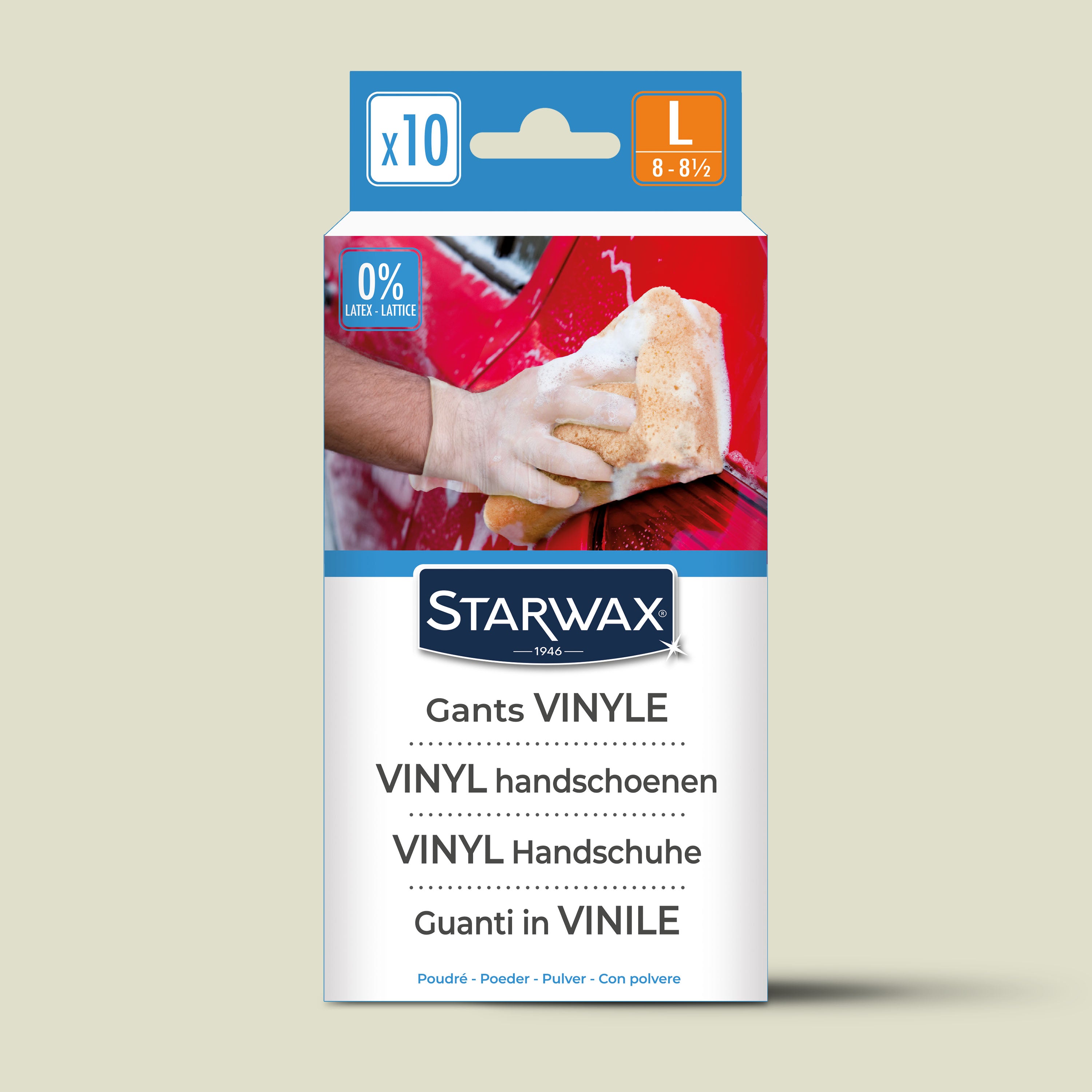 STARWAX - Gants vinyle X10 M