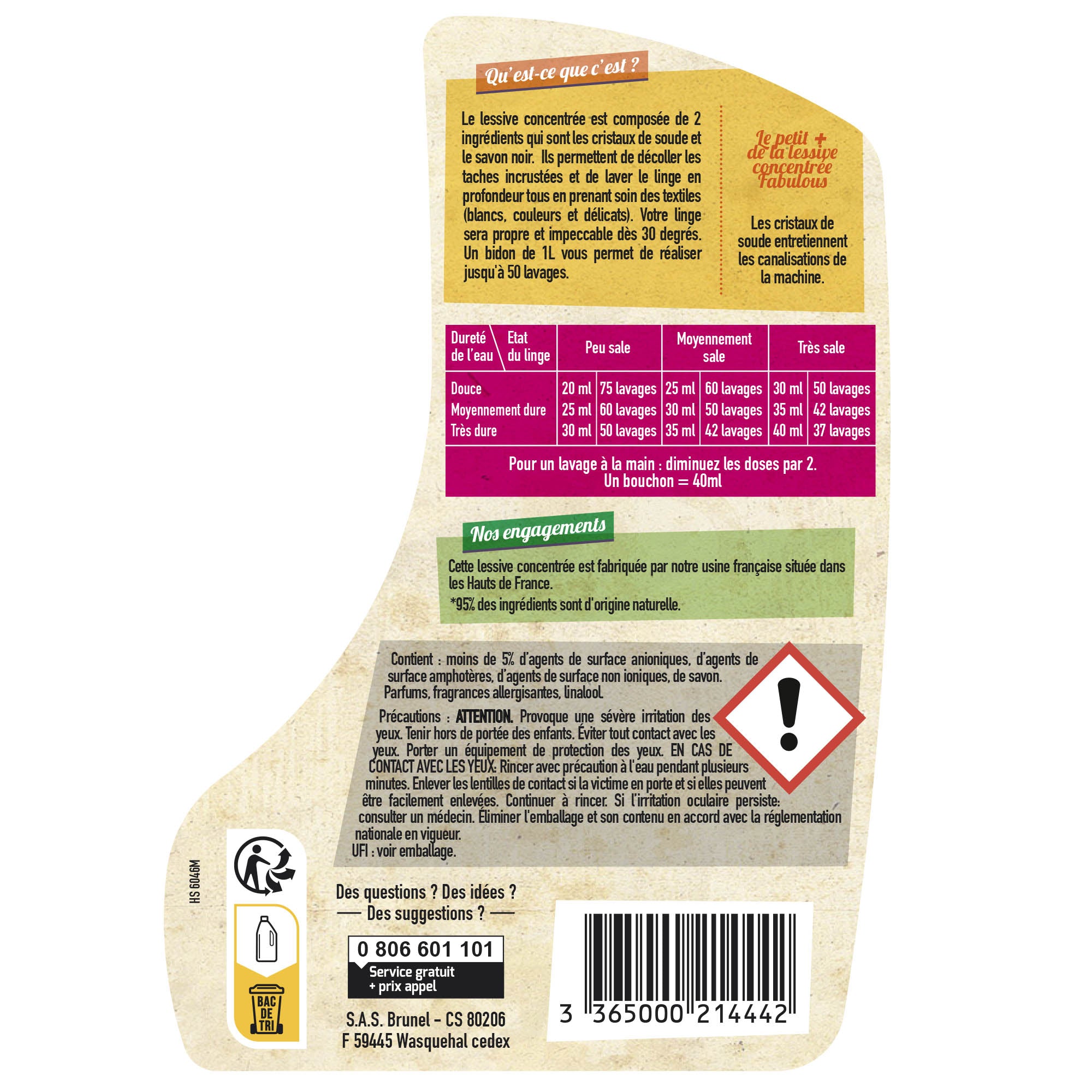 STARWAX FABULOUS - Lessive textile 1,5L