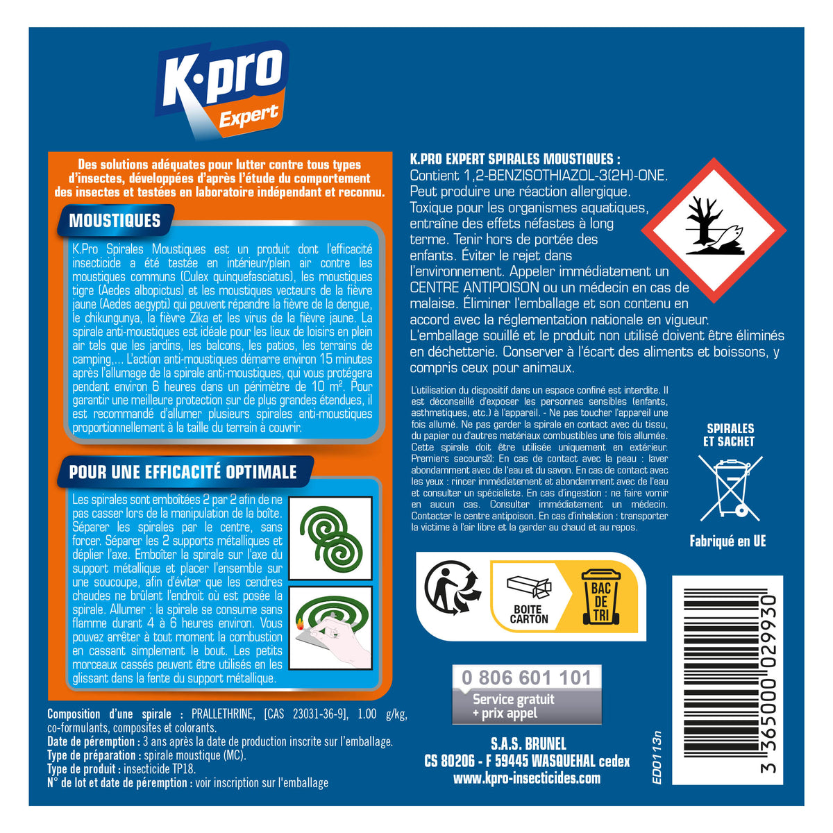 K.PRO - Spirales anti-moustiques
 X10