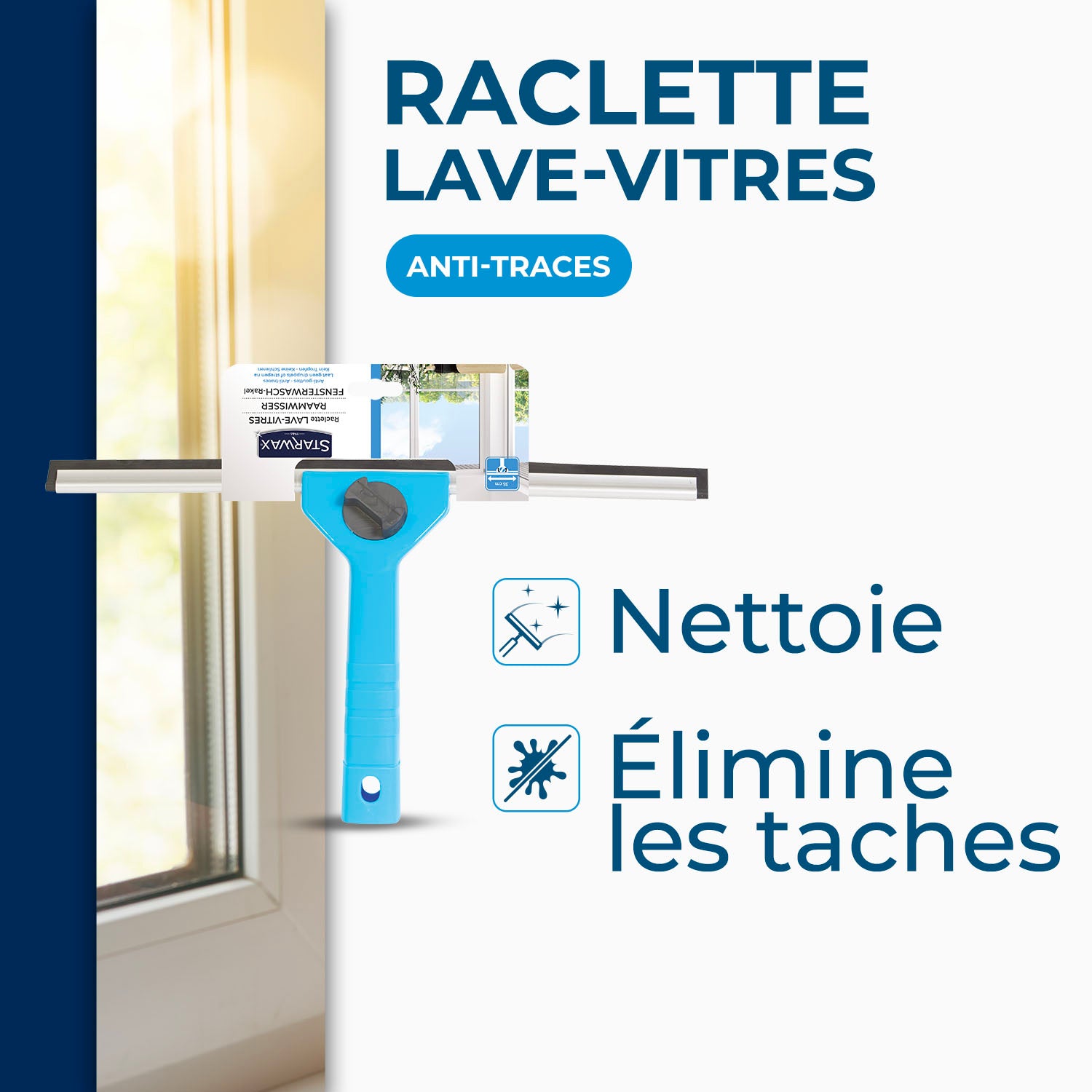 STARWAX - Raclette lave vitres
 X1