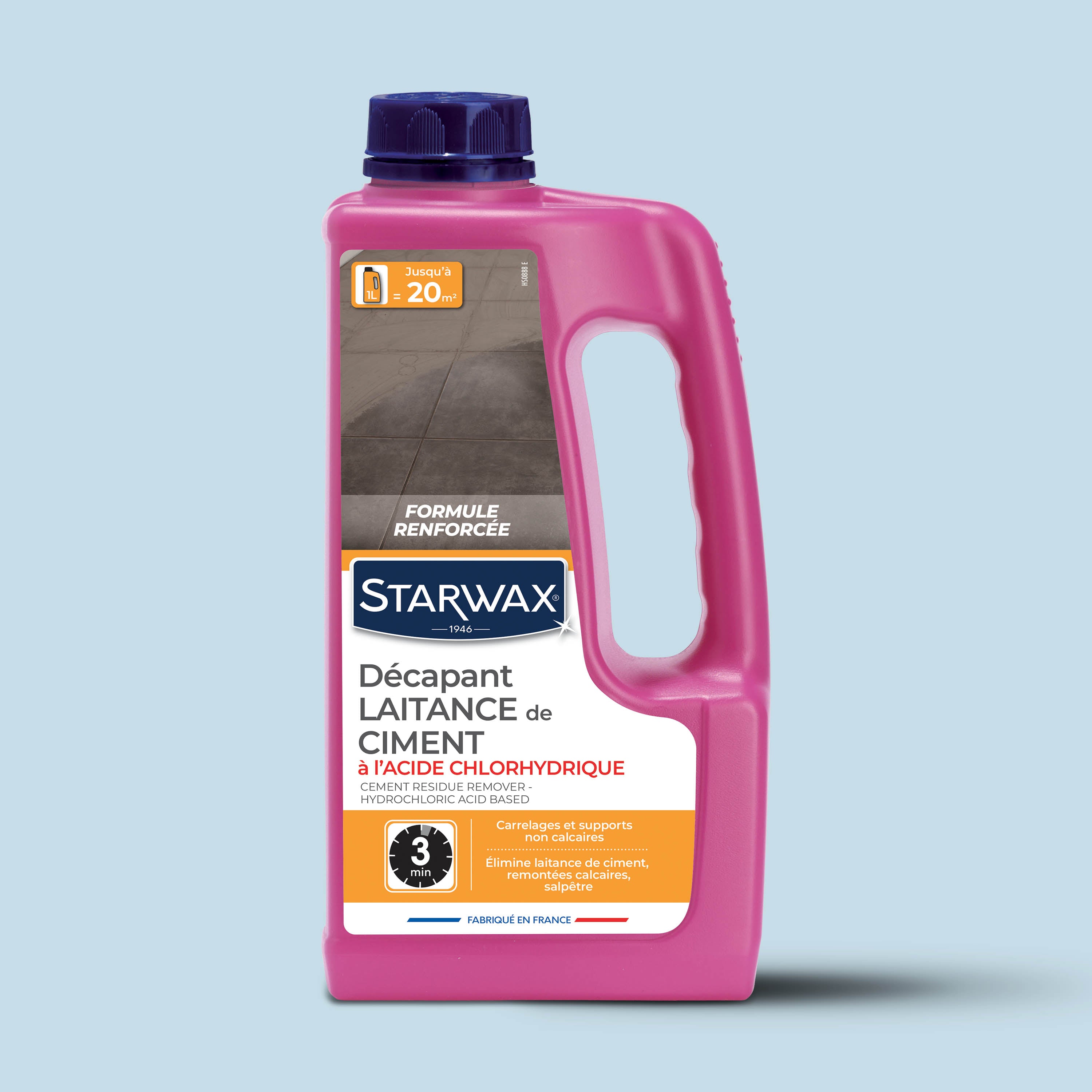 STARWAX - Décapant laitance de ciment 1L