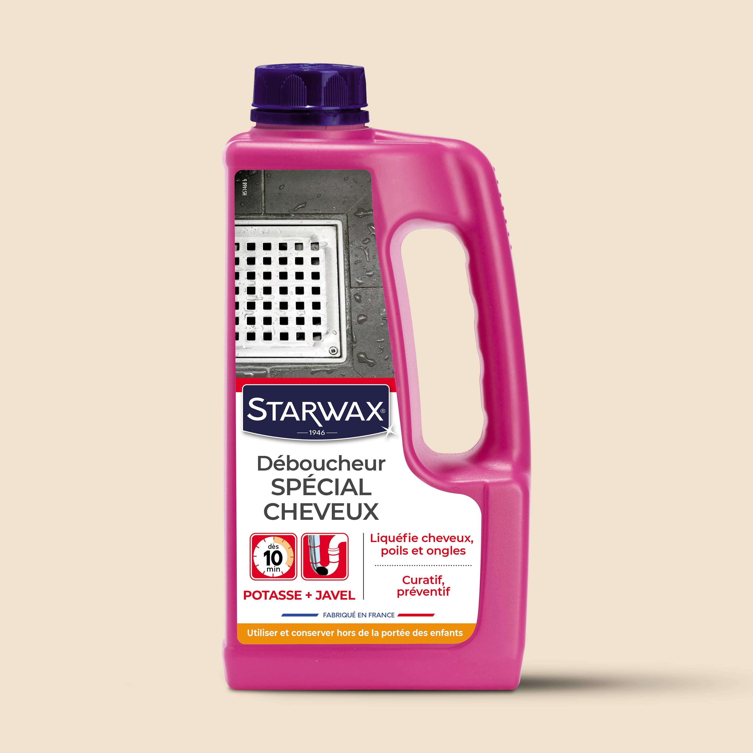 STARWAX - Déboucheur canalisations spécial cheveux 900ml