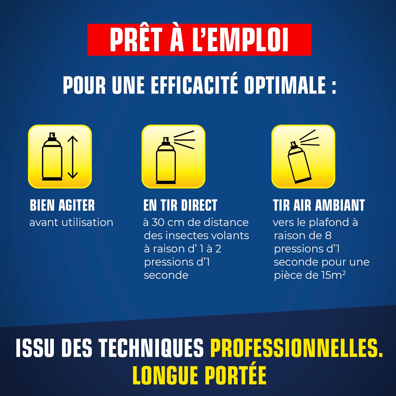 K.PRO - Aérosol contre guêpes et frelons 400ml