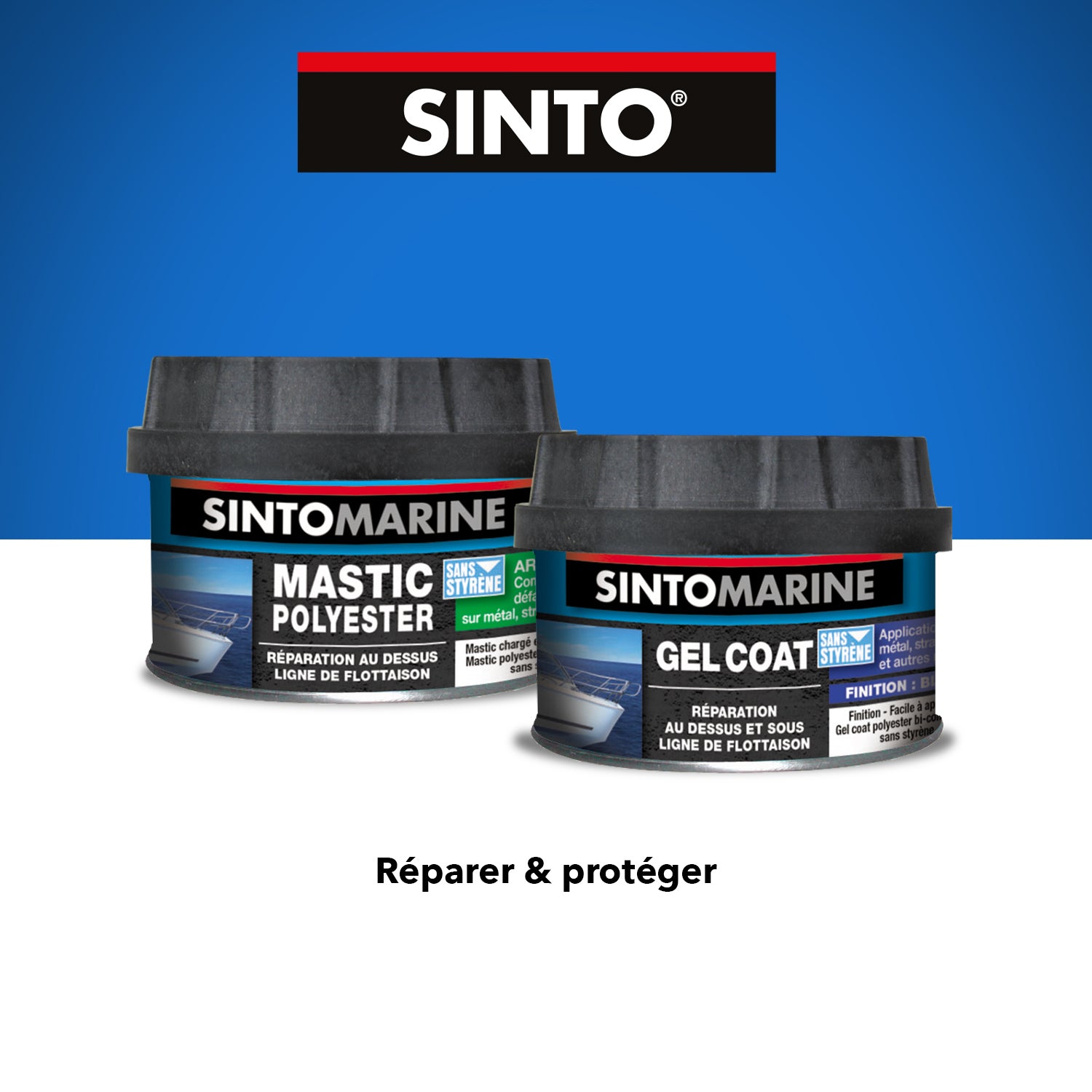 SINTO - Gel coat 230g Blanc