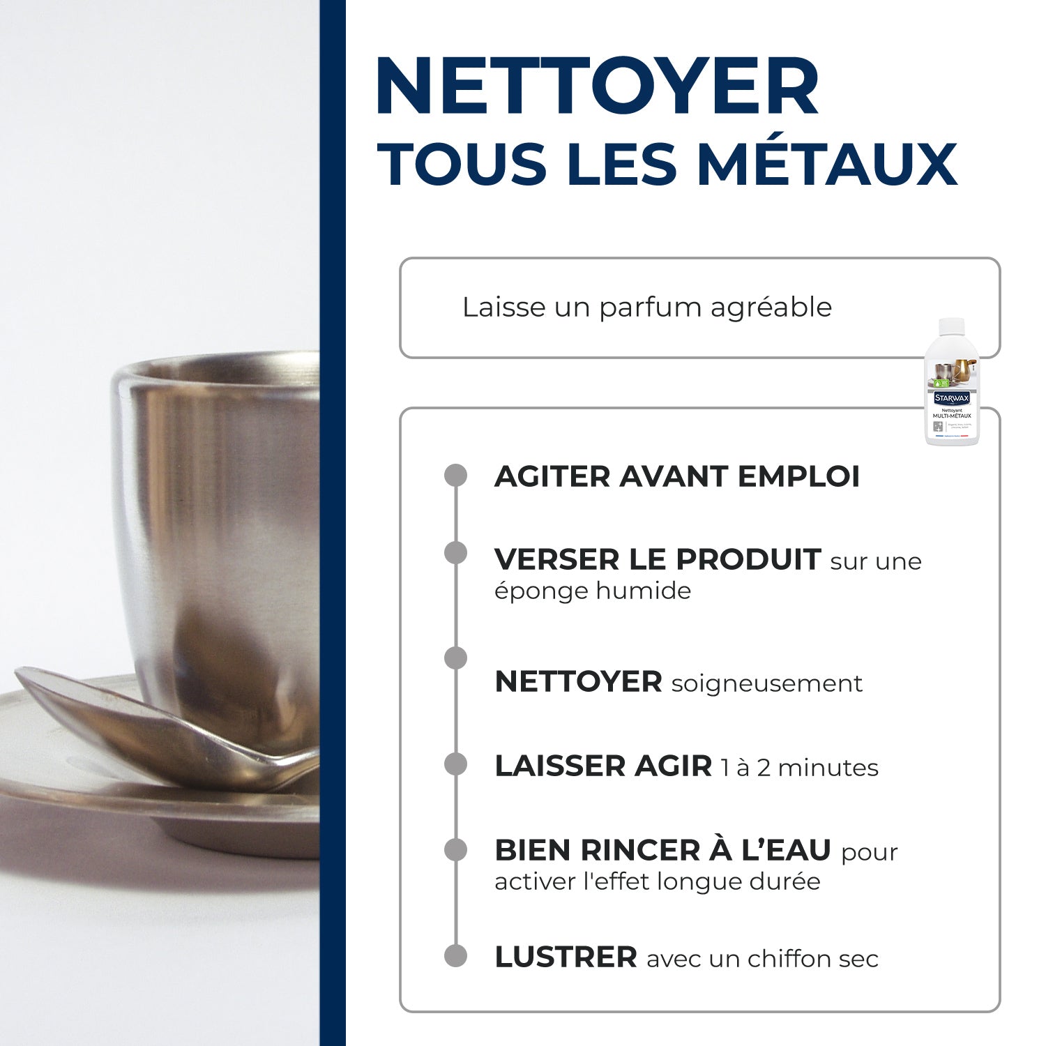 STARWAX - Nettoyant multi-métaux 250ml