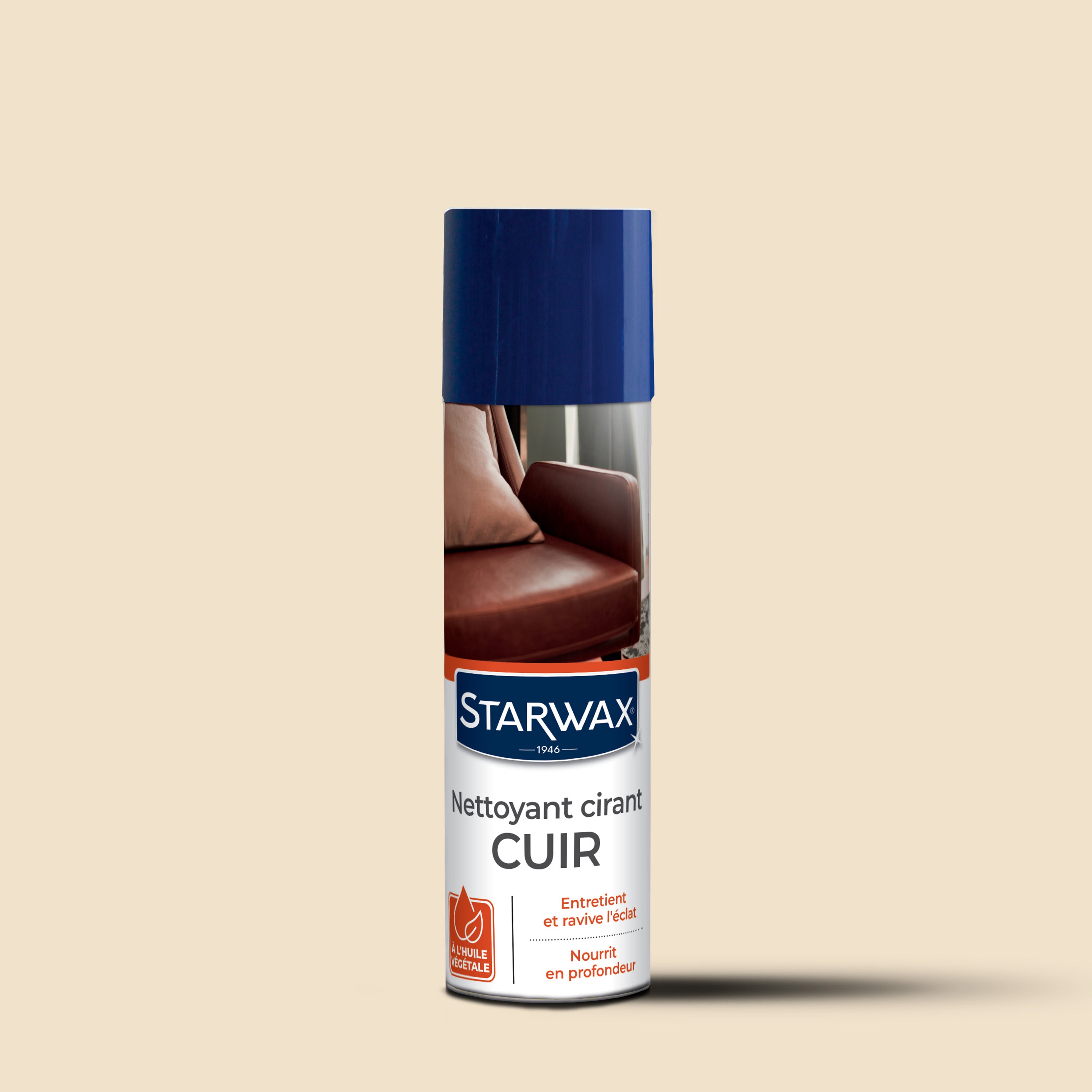 STARWAX - Nettoyant cirant pour cuir 300ml Incolore