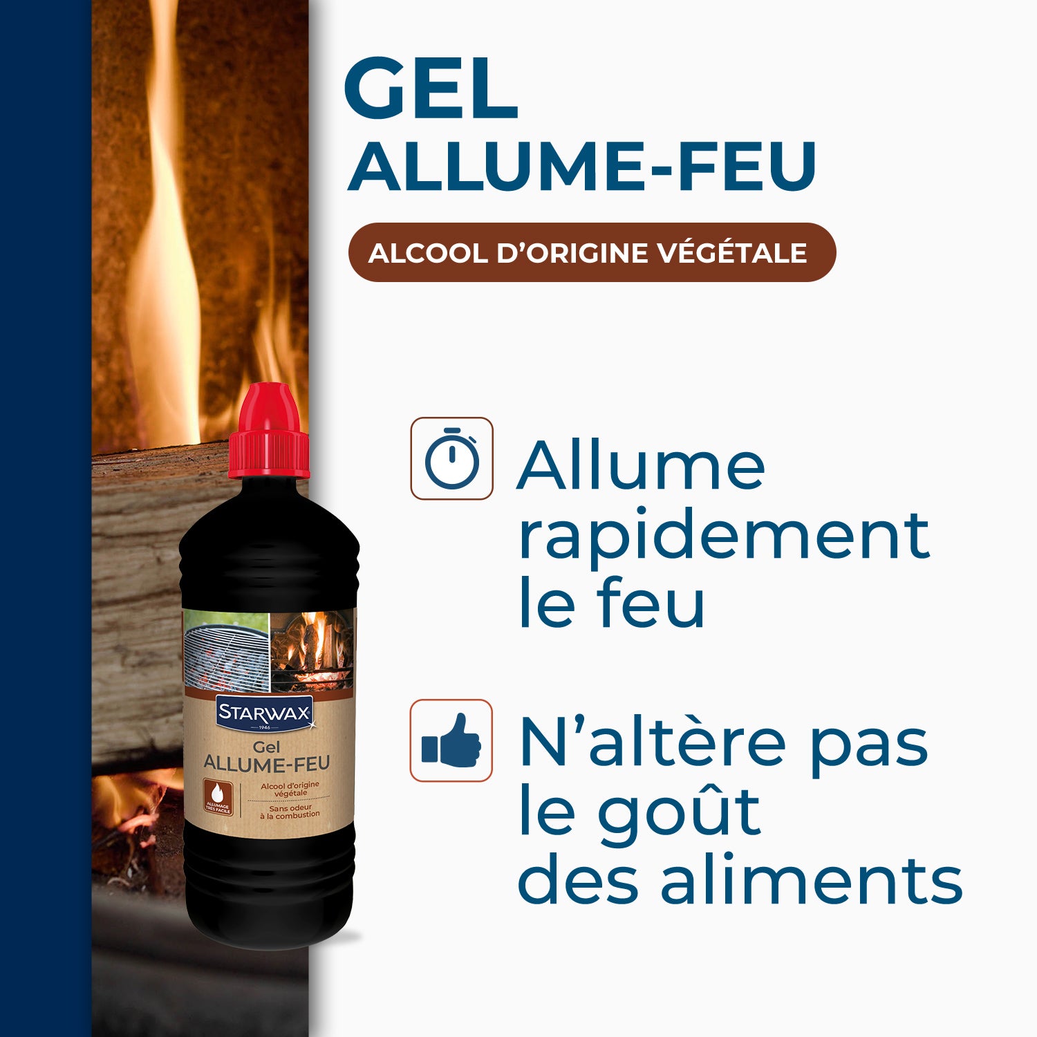 STARWAX - Gel Allume feu 850ml