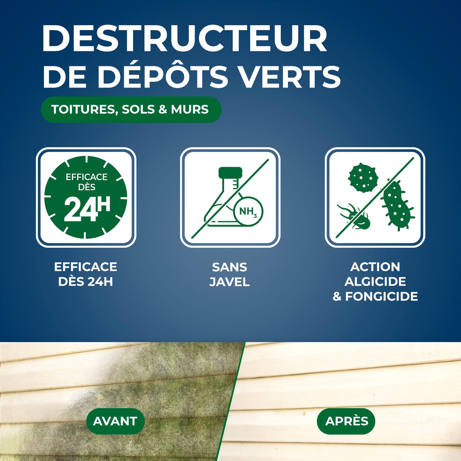 STARWAX - Destructeur de dépôts verts concentré 2,5L