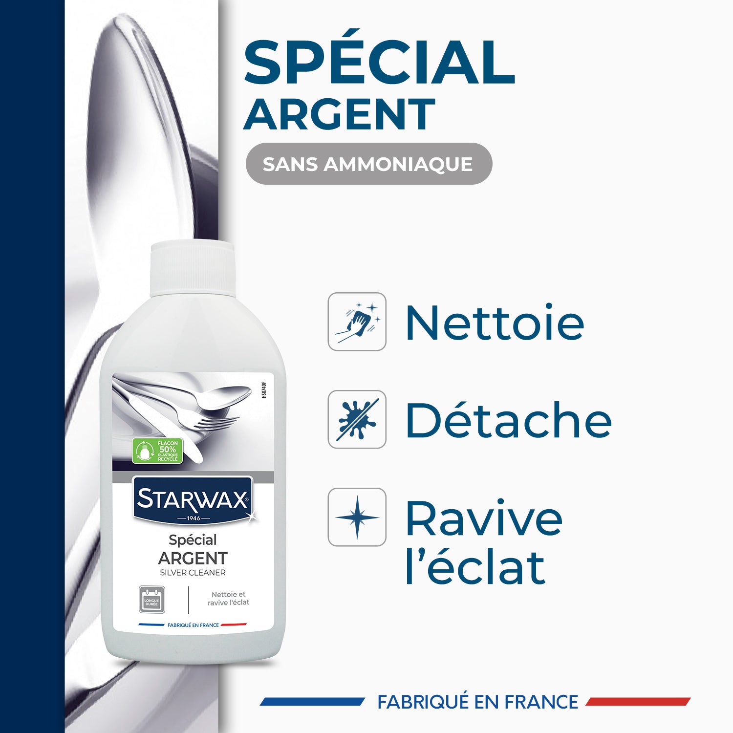 STARWAX - Nettoyant argent 250ml