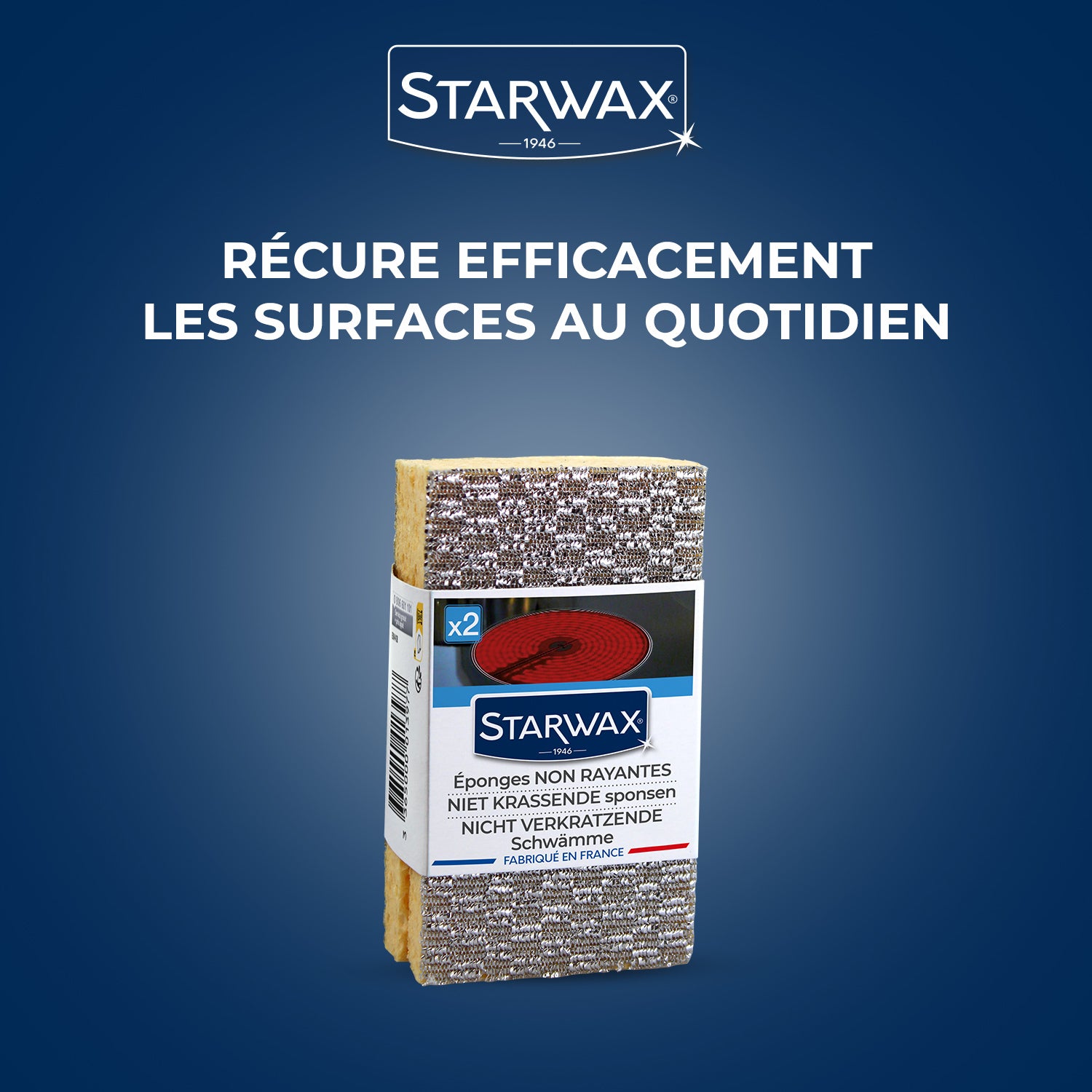 STARWAX - Eponges non rayantes X2