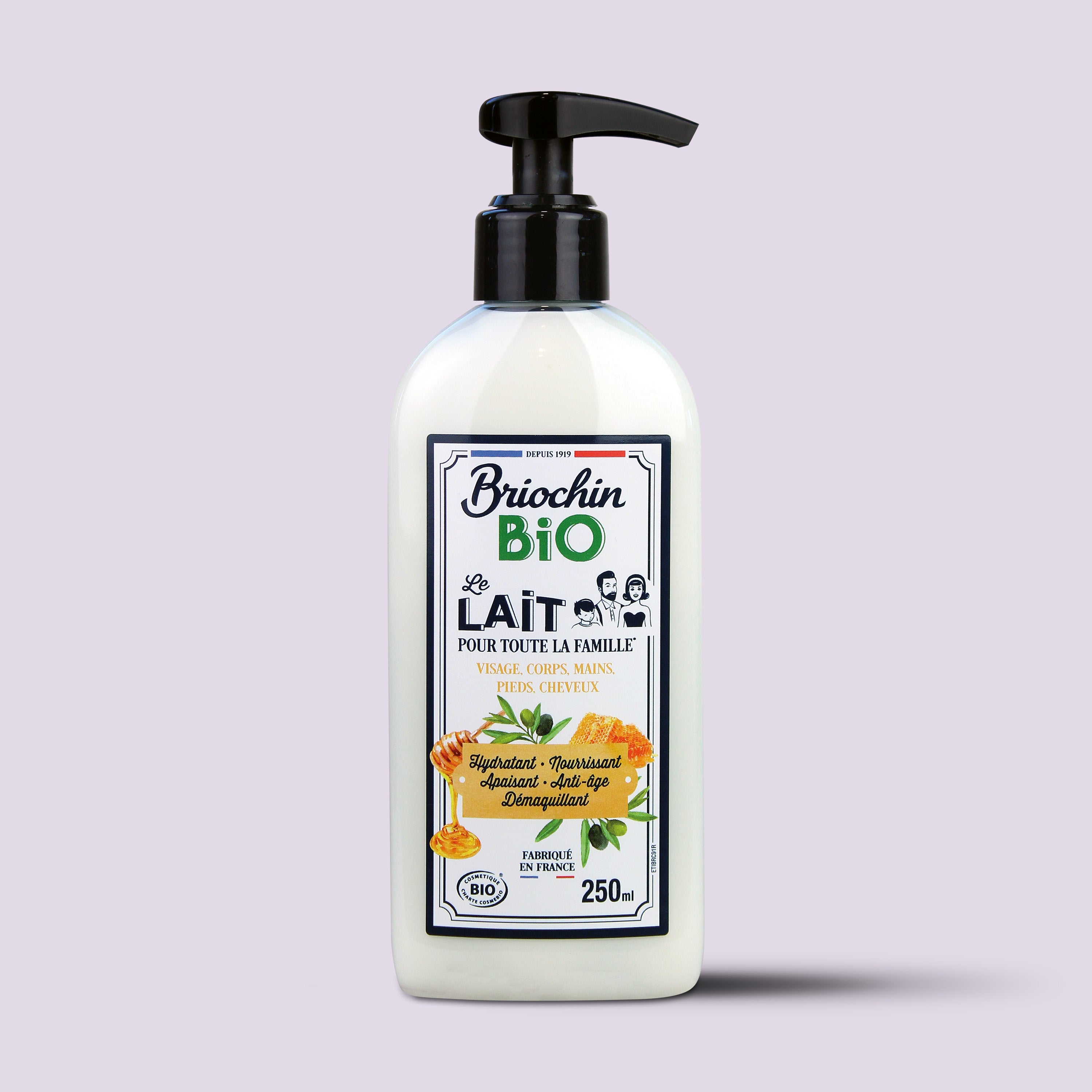 BRIOCHIN COSMETIQUES - Lait multi-usages - Cosmébio 250ml Miel
