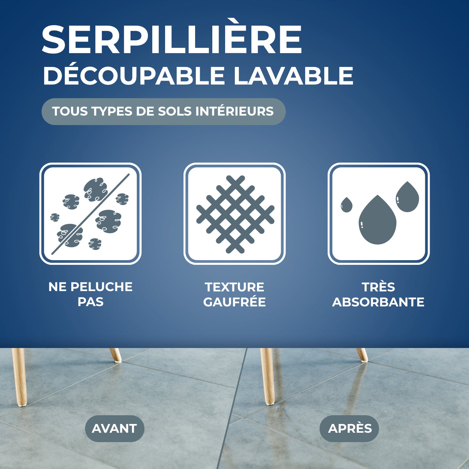 STARWAX - Serpillière spéciale rénovation X1