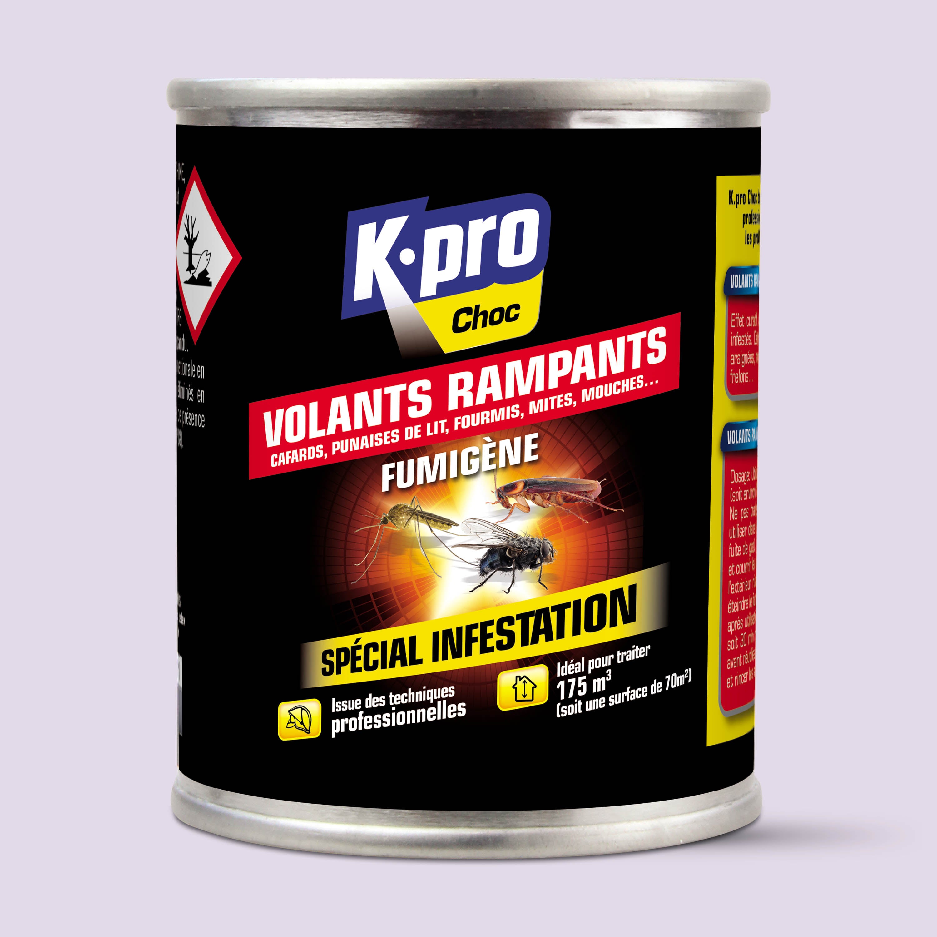 K.PRO - Fumigène spécial infestation tous insectes 60g